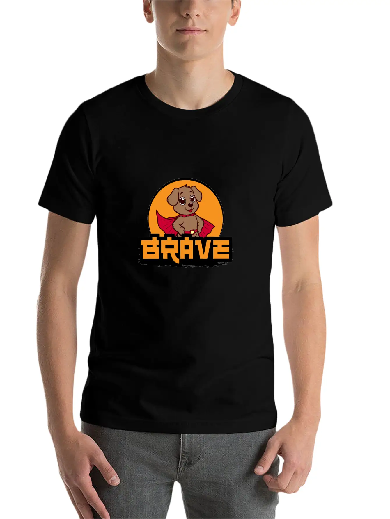 Brave Essential Cotton Tee For Daily Outfits – Unisex Style