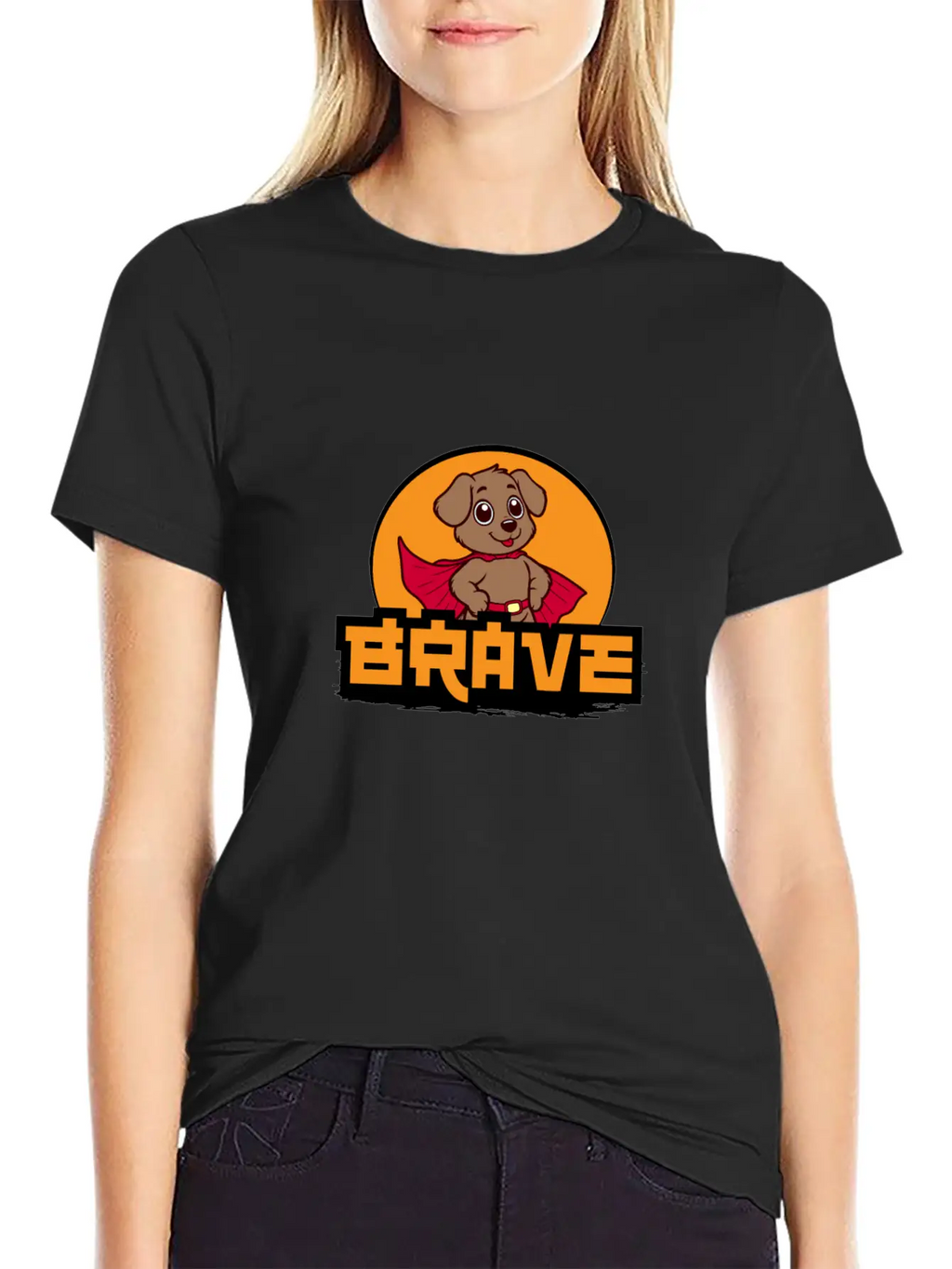 Brave Essential Cotton Tee For Daily Outfits – Unisex Style