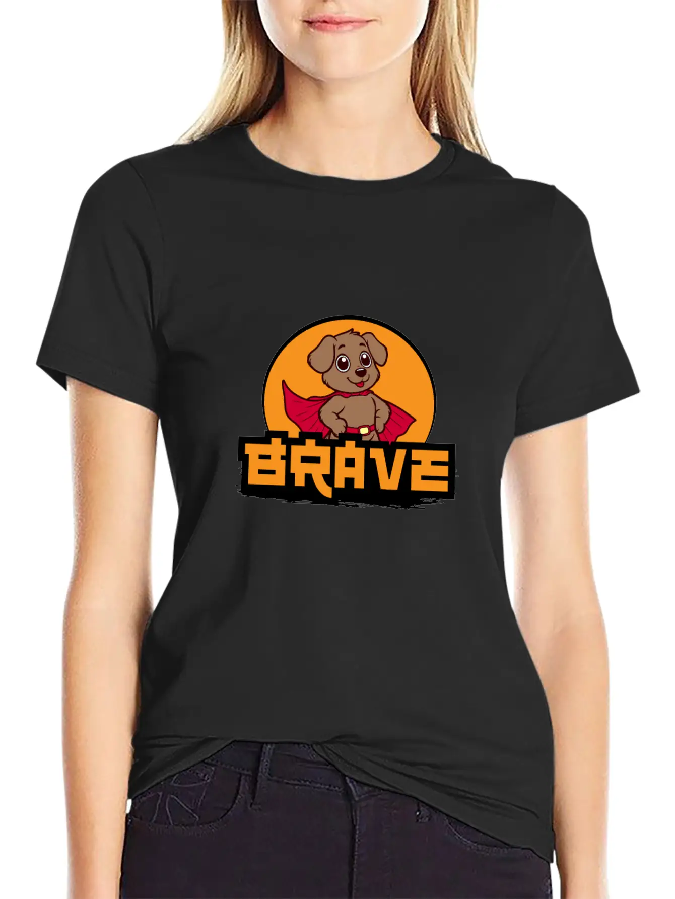 Brave Essential Cotton Tee For Daily Outfits – Unisex Style