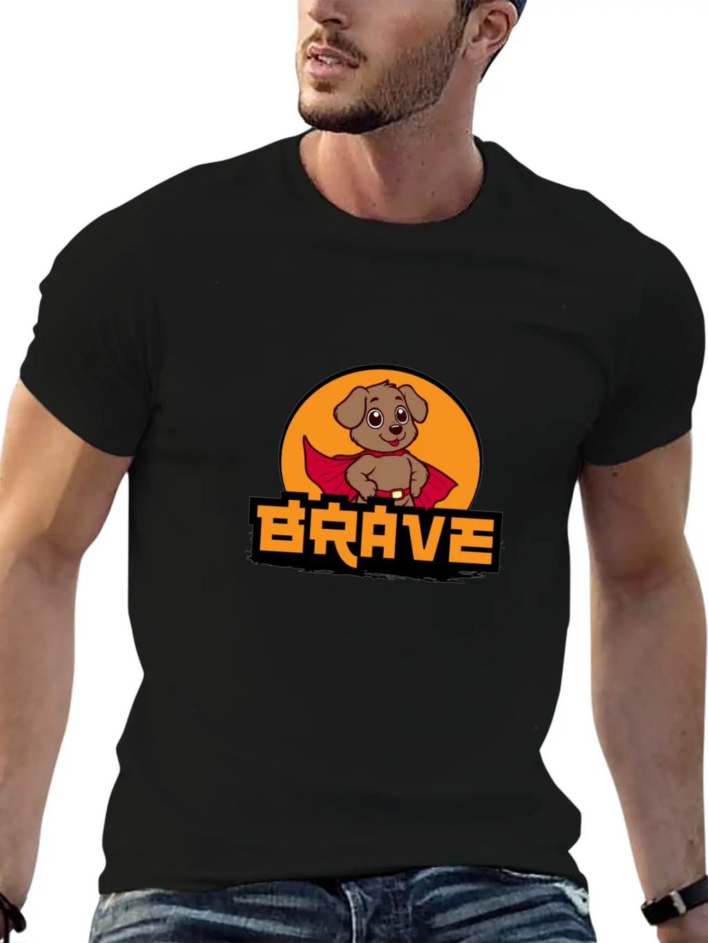 Brave Essential Cotton Tee For Daily Outfits – Unisex Style