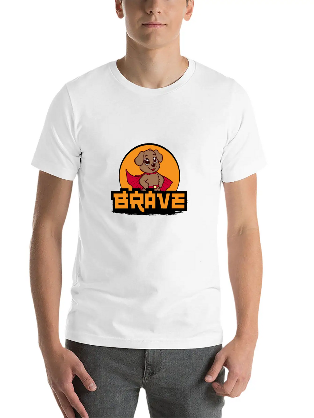 Brave Essential Cotton Tee For Daily Outfits – Unisex Style