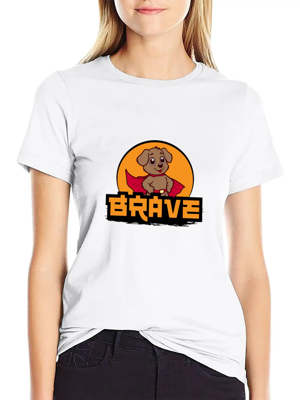 Brave Essential Cotton Tee For Daily Outfits – Unisex Style