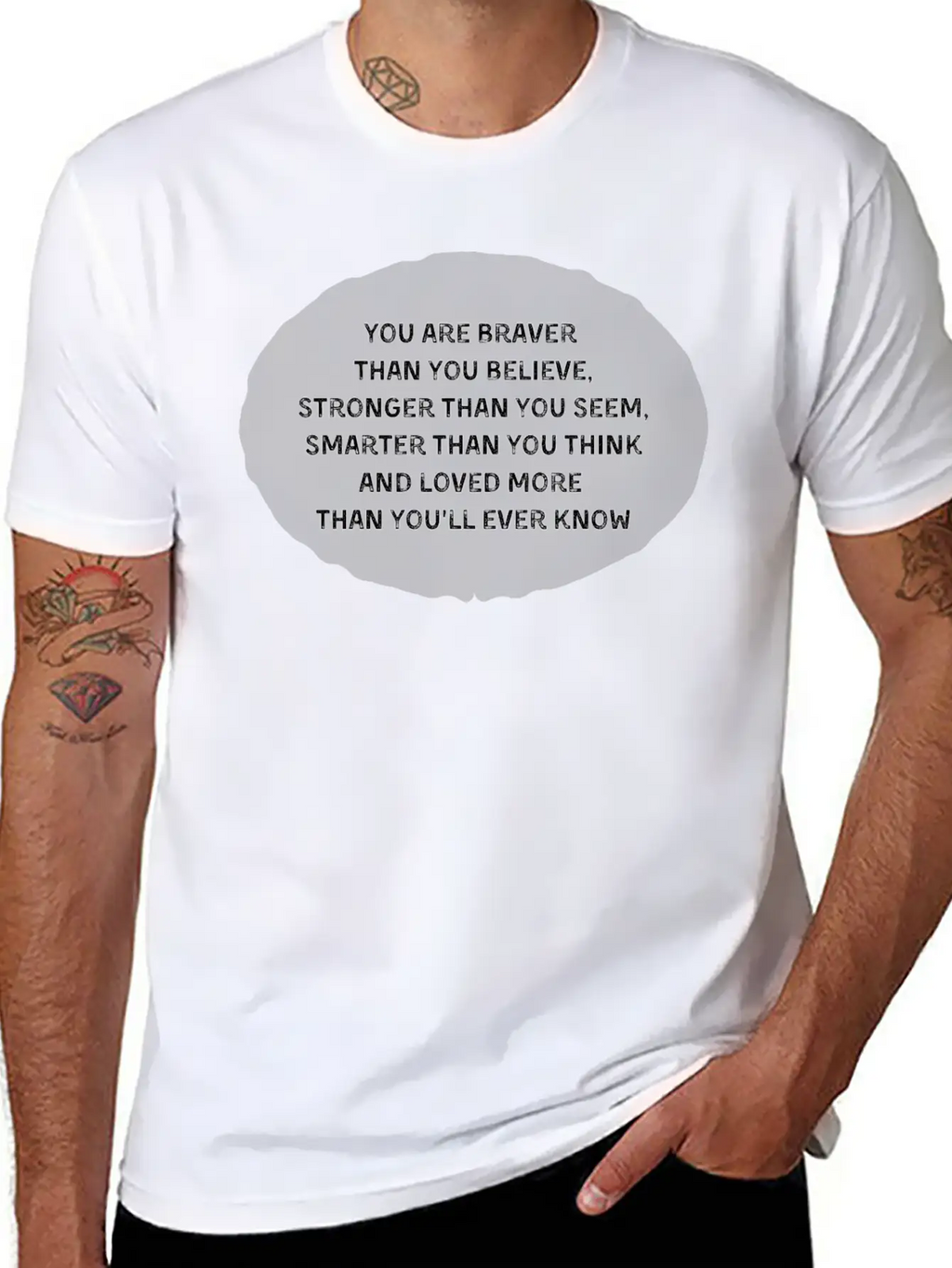 Braver Stronger Smarter Loved More Than Ever Know Unisex Casual T-Shirt – Clean Design For Daily Comfort