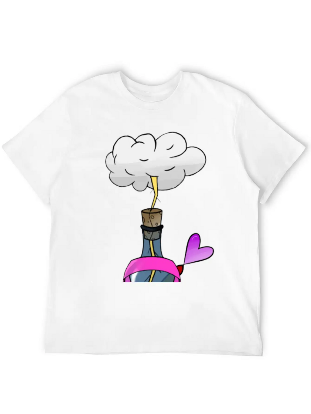 Breast Cancer Awareness : Electric Love Timeless Short Sleeve Tee – Comfy And Minimalist Design
