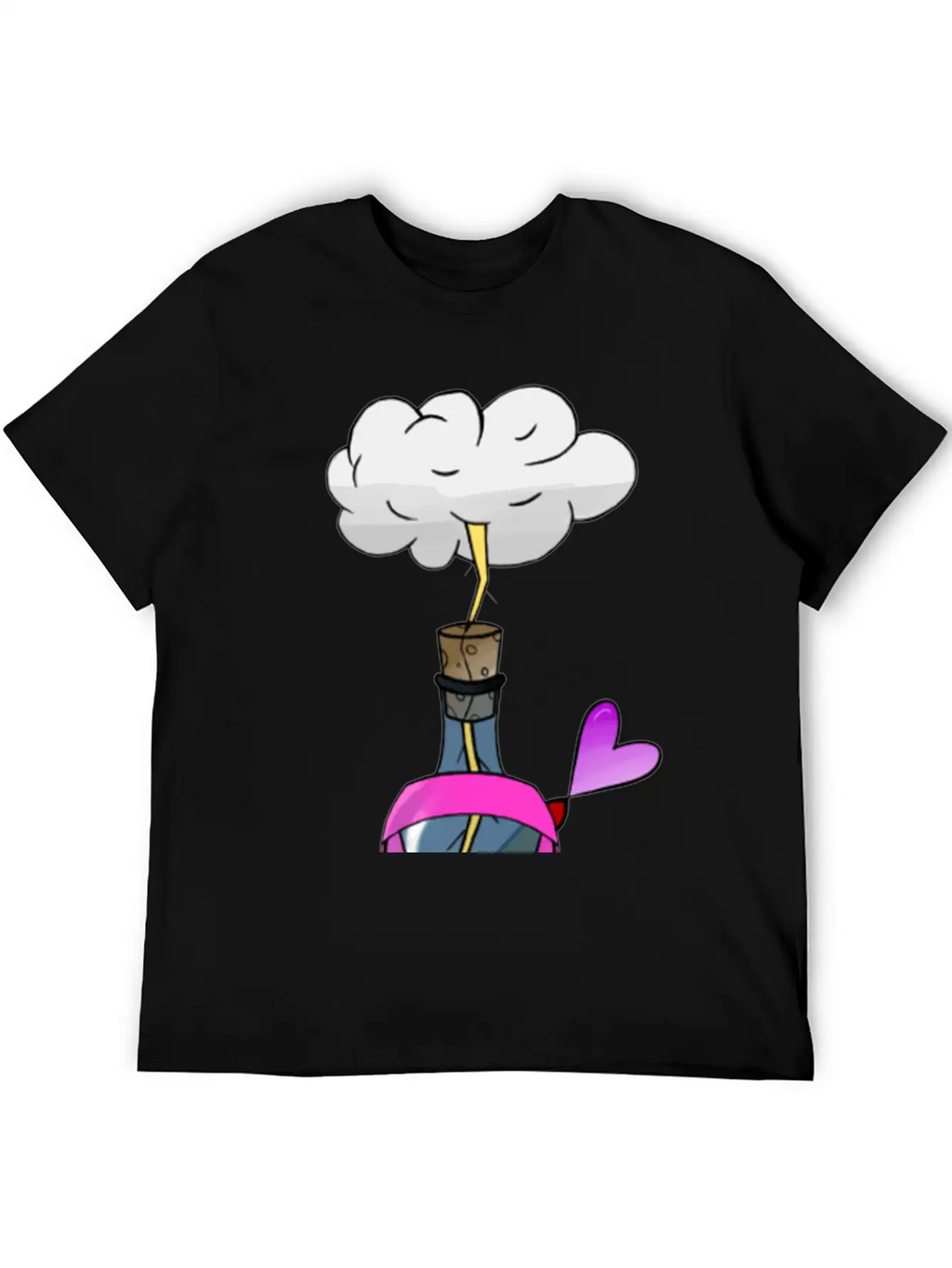 Breast Cancer Awareness : Electric Love Timeless Short Sleeve Tee – Comfy And Minimalist Design