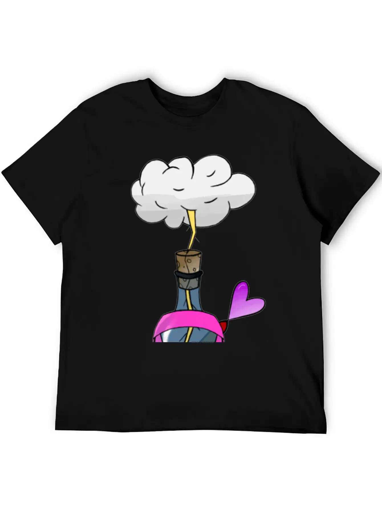 Breast Cancer Awareness : Electric Love Timeless Short Sleeve Tee – Comfy And Minimalist Design