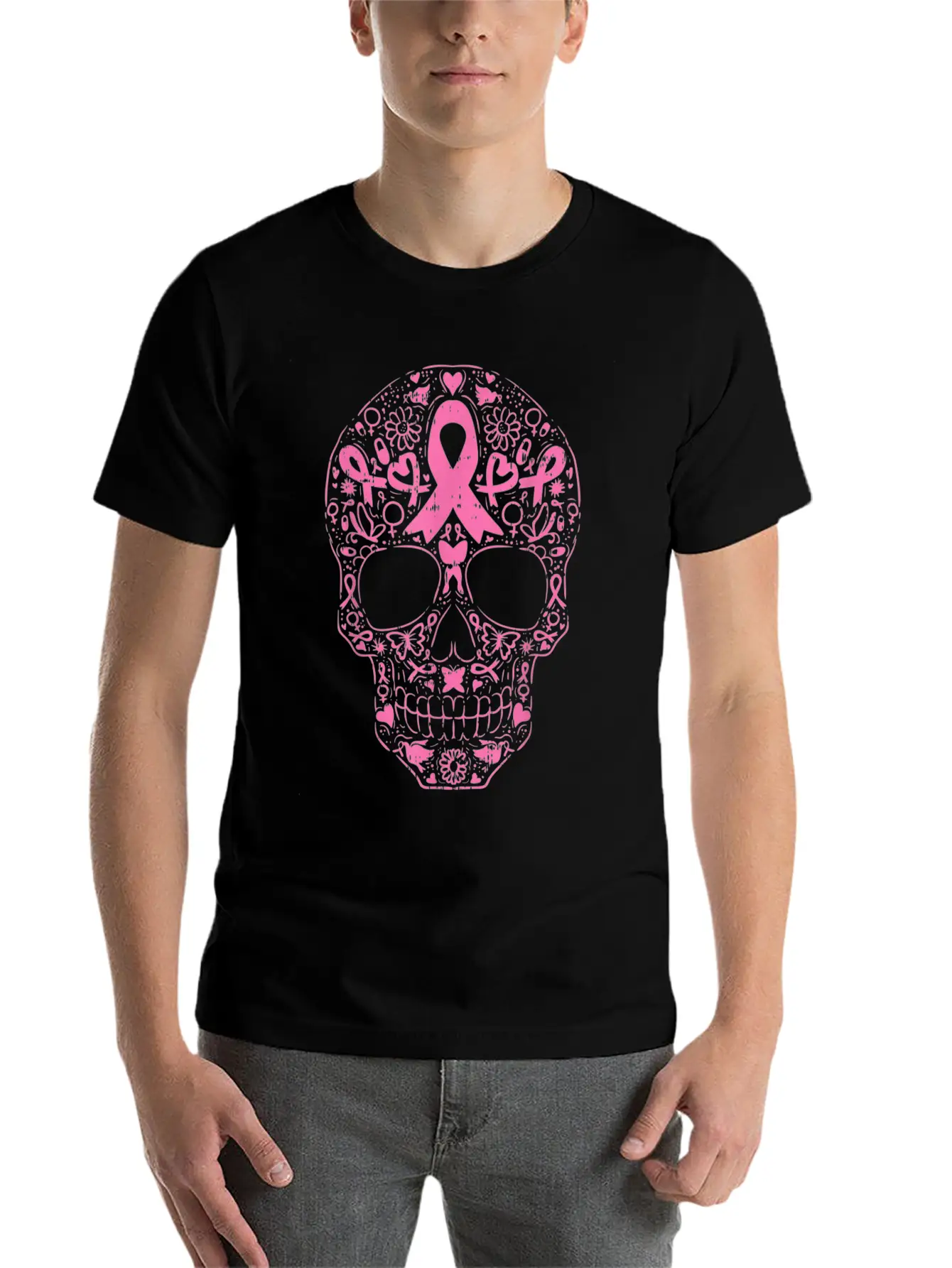 Breast Cancer Essential Cotton Tee For Daily Outfits – Unisex Style