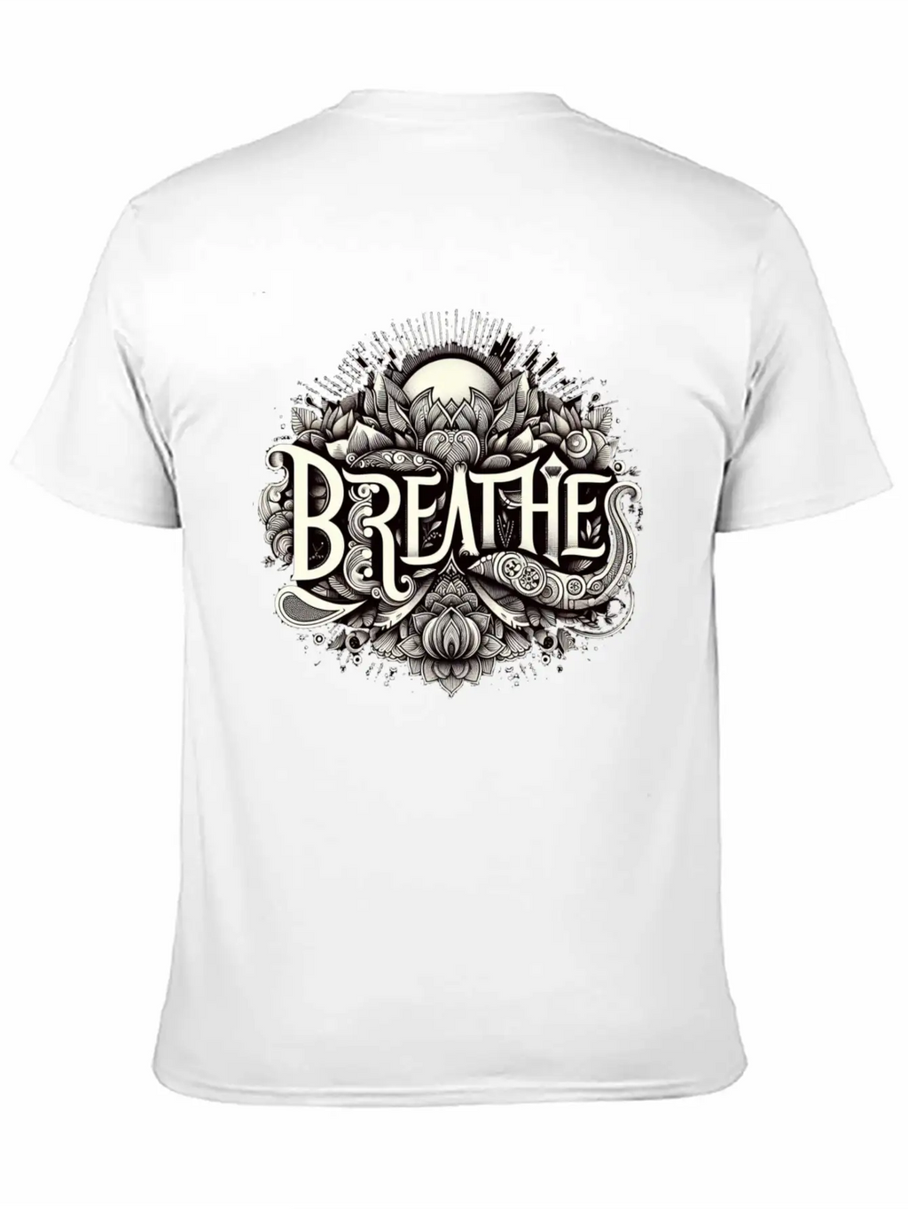 Breathe In Harmony Timeless Short Sleeve Tee – Comfy And Minimalist Design