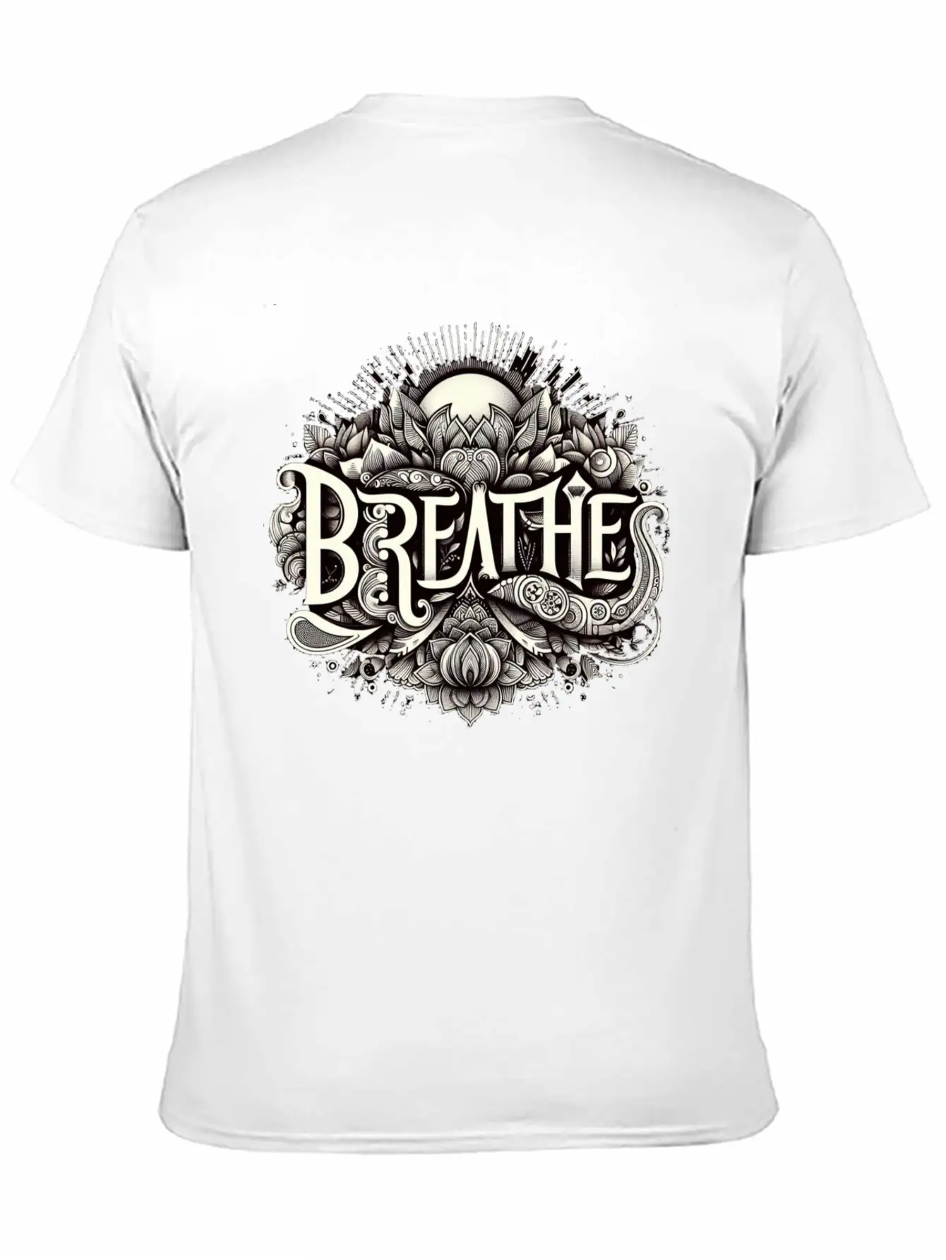 Breathe In Harmony Timeless Short Sleeve Tee – Comfy And Minimalist Design