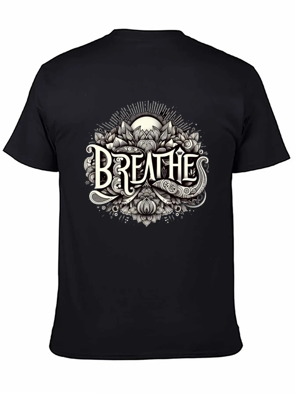 Breathe In Harmony Timeless Short Sleeve Tee – Comfy And Minimalist Design