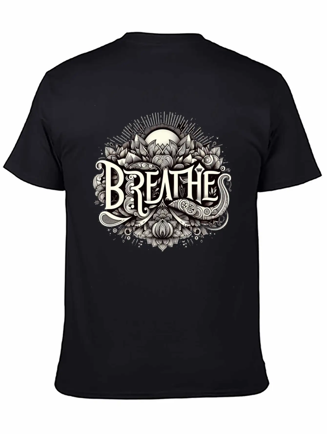 Breathe In Harmony Timeless Short Sleeve Tee – Comfy And Minimalist Design