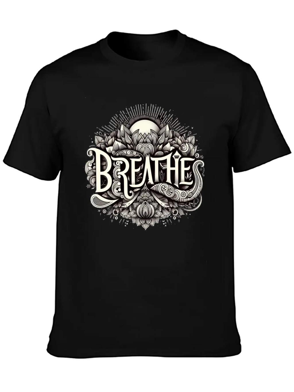 Breathe In Harmony Timeless Short Sleeve Tee – Comfy And Minimalist Design