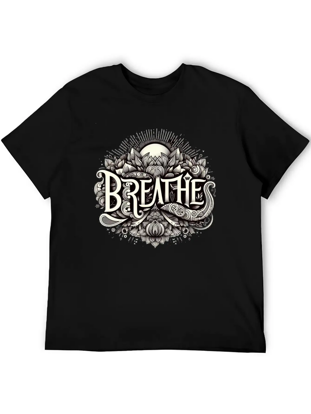 Breathe In Harmony Timeless Short Sleeve Tee – Comfy And Minimalist Design