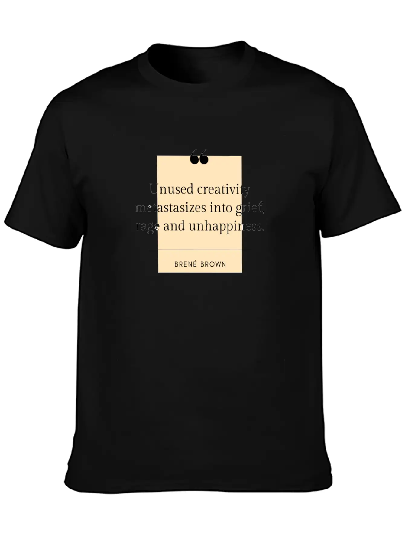 Brene Brown Quote On Creativity Classic Cotton Tee – Unisex Comfort For Any Season