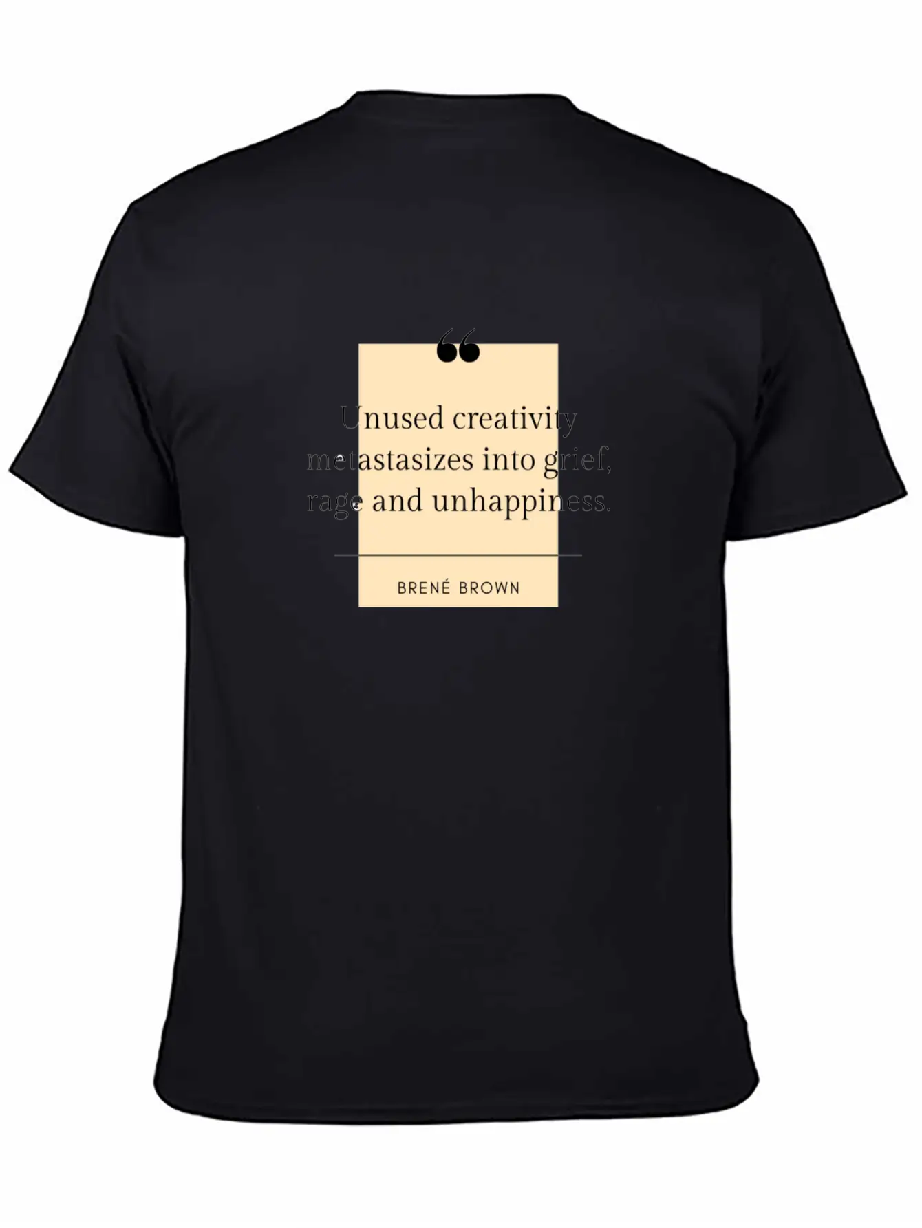 Brene Brown Quote On Creativity Classic Cotton Tee – Unisex Comfort For Any Season