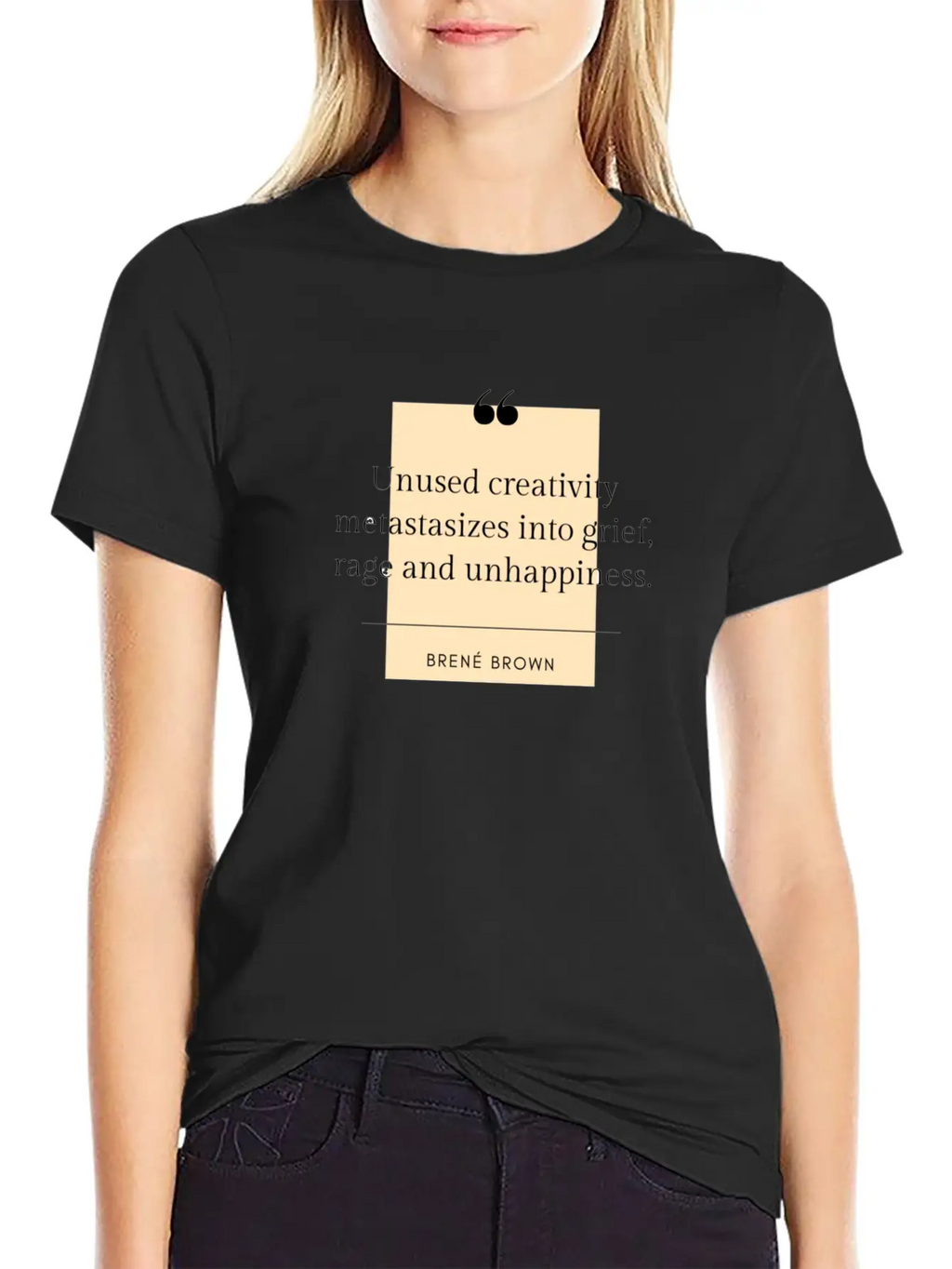 Brene Brown Quote On Creativity Classic Cotton Tee – Unisex Comfort For Any Season