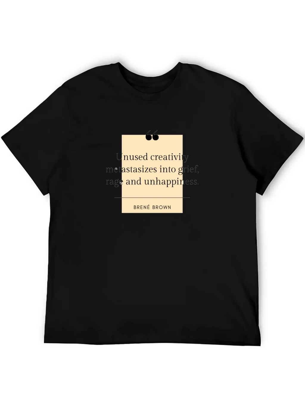 Brene Brown Quote On Creativity Classic Cotton Tee – Unisex Comfort For Any Season