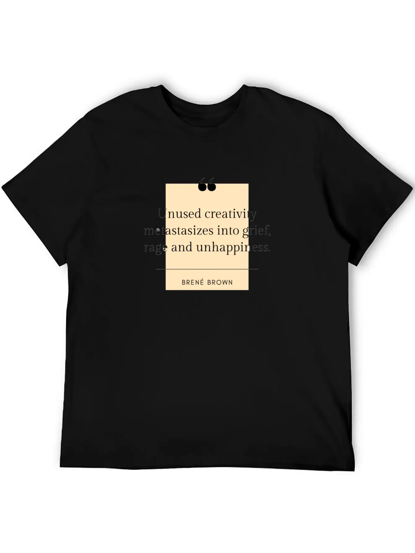 Brene Brown Quote On Creativity Classic Cotton Tee – Unisex Comfort For Any Season