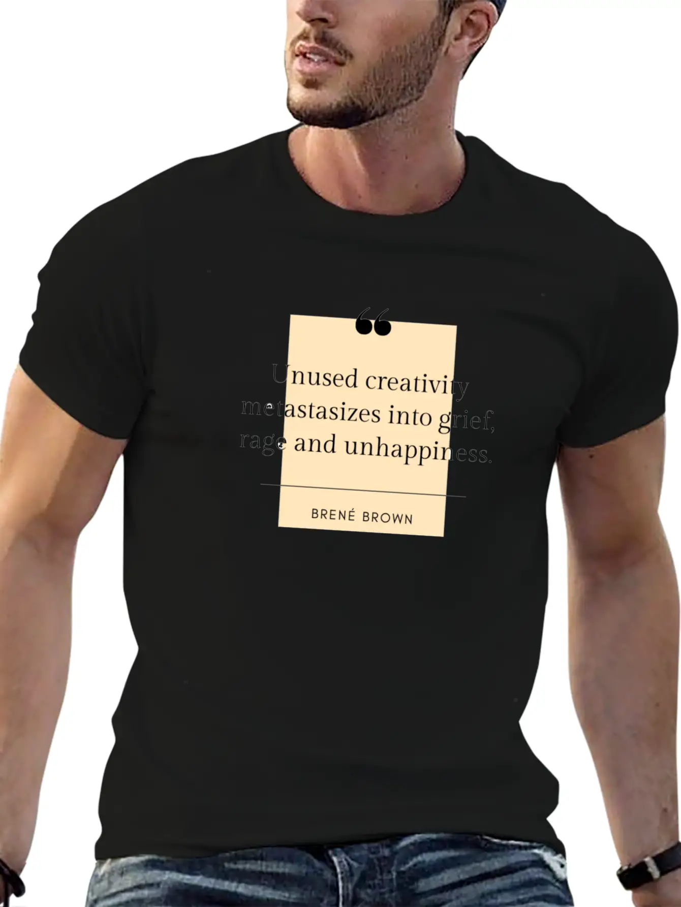 Brene Brown Quote On Creativity Classic Cotton Tee – Unisex Comfort For Any Season