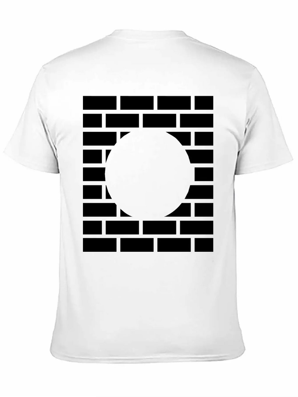 Brick Stone Wall Round Hole Breathable Graphic T-Shirt – Perfect For Casual Days
