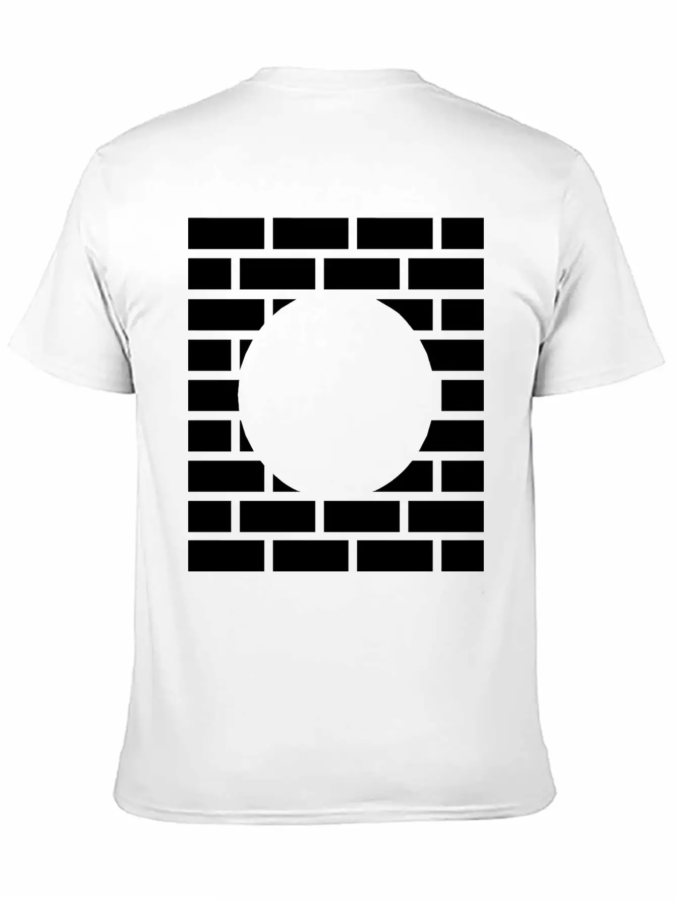 Brick Stone Wall Round Hole Breathable Graphic T-Shirt – Perfect For Casual Days