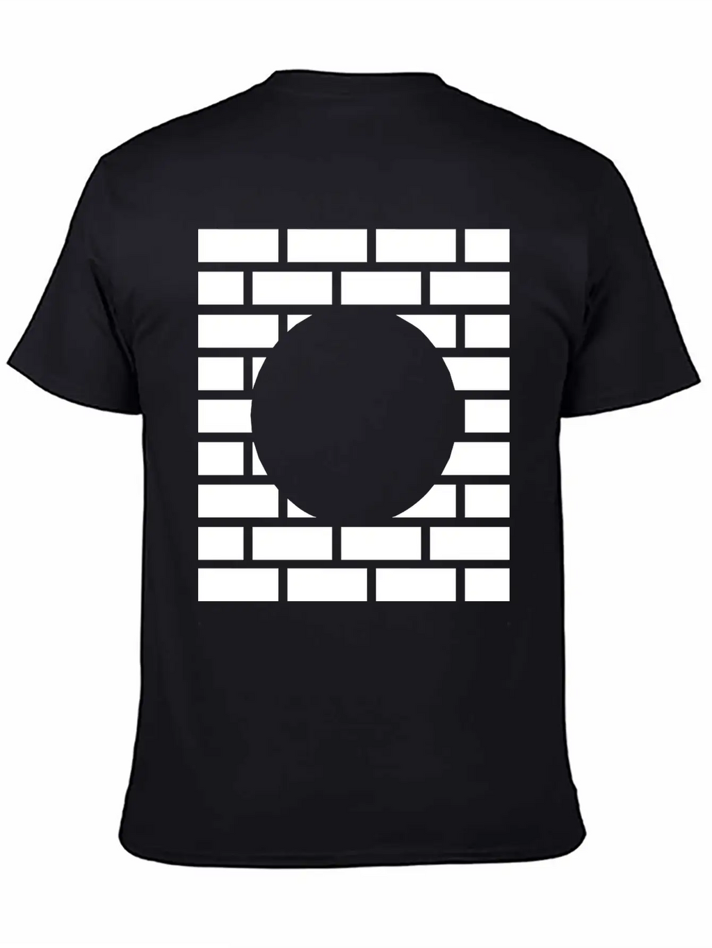 Brick Stone Wall Round Hole Breathable Graphic T-Shirt – Perfect For Casual Days