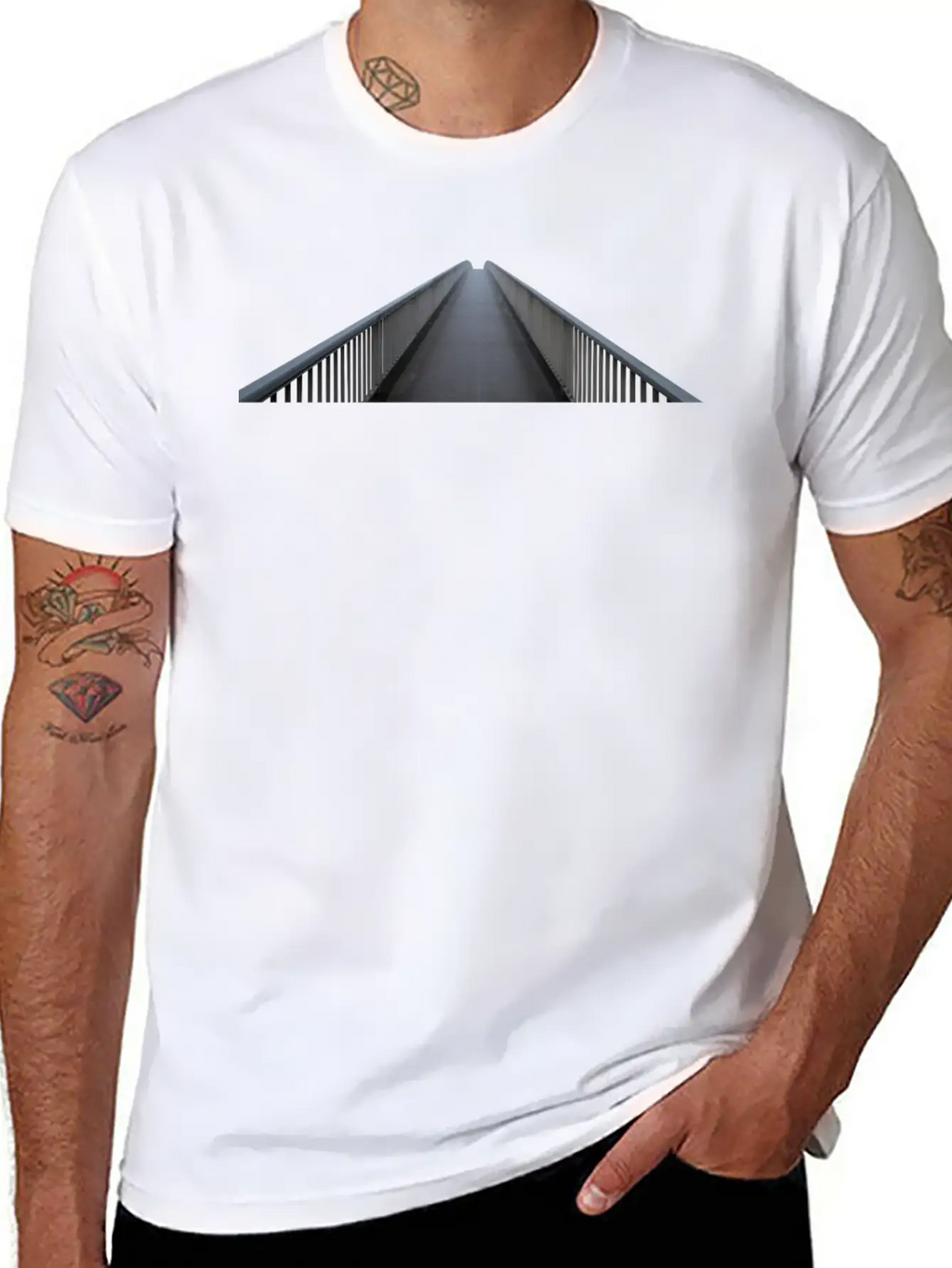 Bridge Bruecke Architektur Architectury1 Timeless Short Sleeve Tee – Comfy And Minimalist Design
