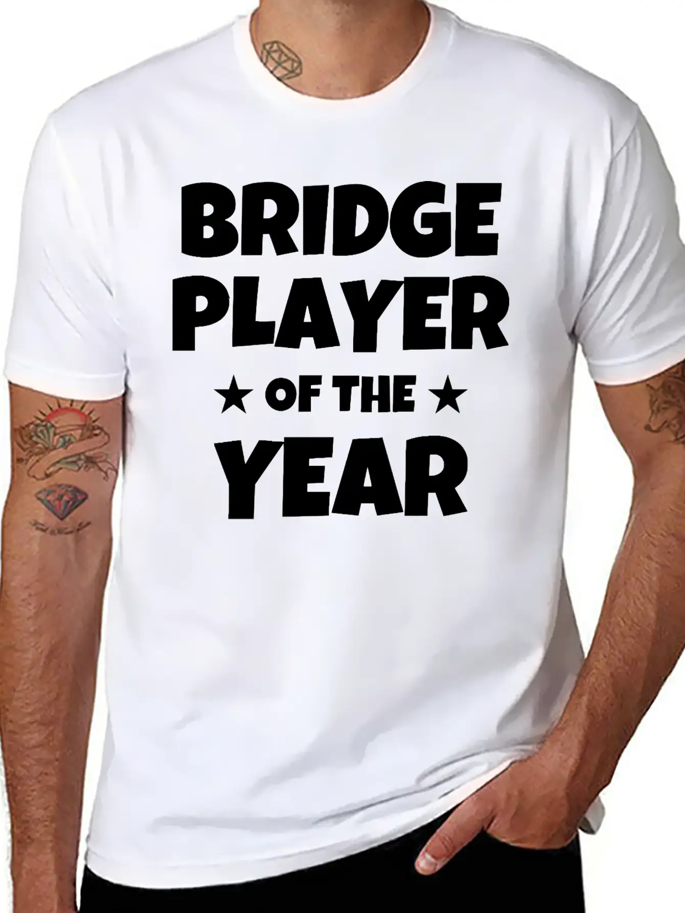 Bridge Card Game Kartenspiel Jeu De Cartes Breathable Soft Cotton T-Shirt – Timeless Casual Look