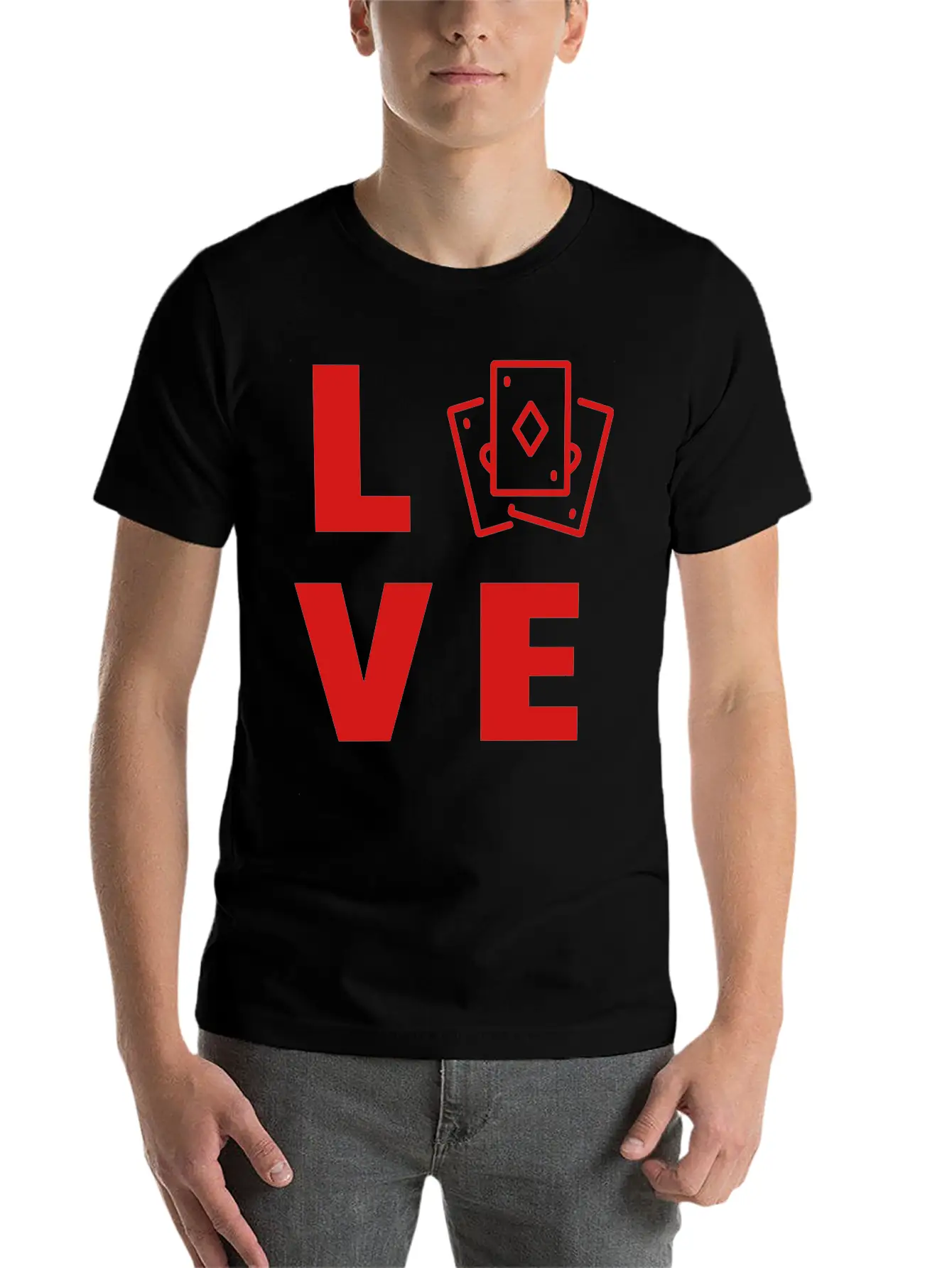 Bridge Card Game Kartenspiel Jeu De Cartes Relaxed Everyday Tee – Lightweight And Durable Cotton