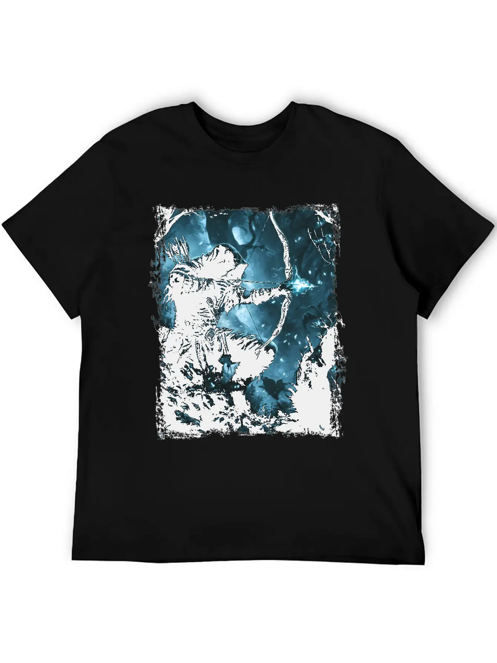 Bright Shadow Forest Archer Stylish Everyday T-Shirt – Unisex Basic Cotton Tee