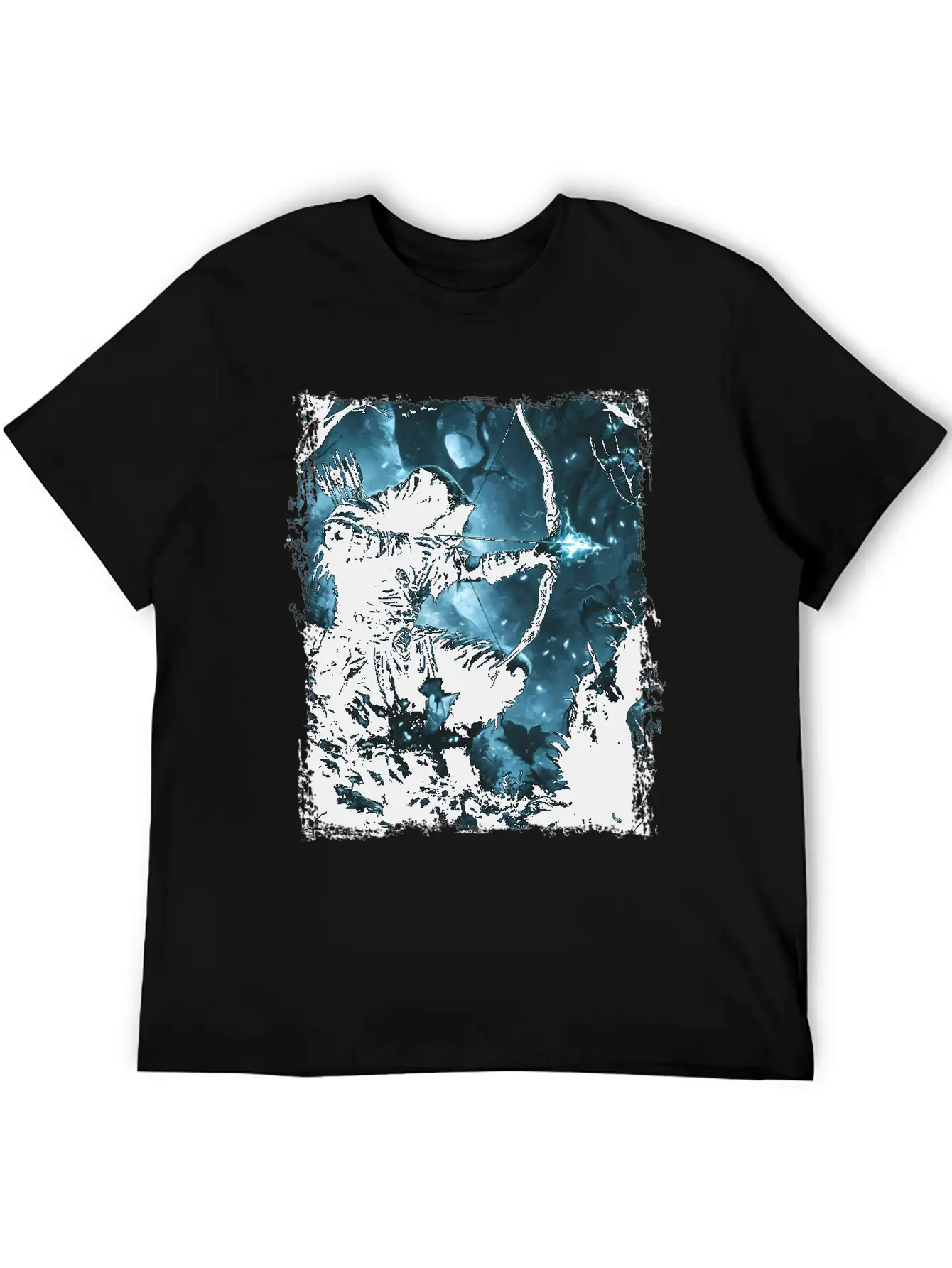 Bright Shadow Forest Archer Stylish Everyday T-Shirt – Unisex Basic Cotton Tee