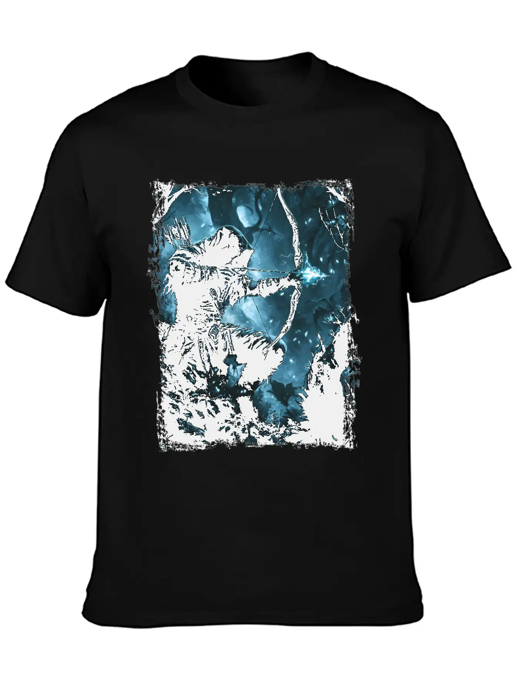 Bright Shadow Forest Archer Stylish Everyday T-Shirt – Unisex Basic Cotton Tee