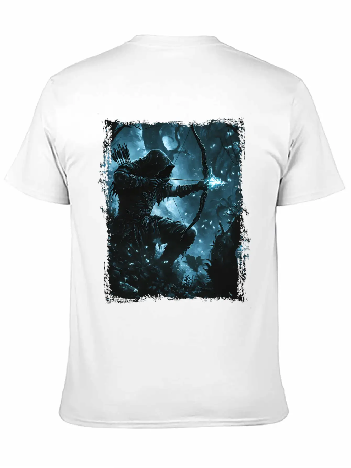 Bright Shadow Forest Archer Stylish Everyday T-Shirt – Unisex Basic Cotton Tee