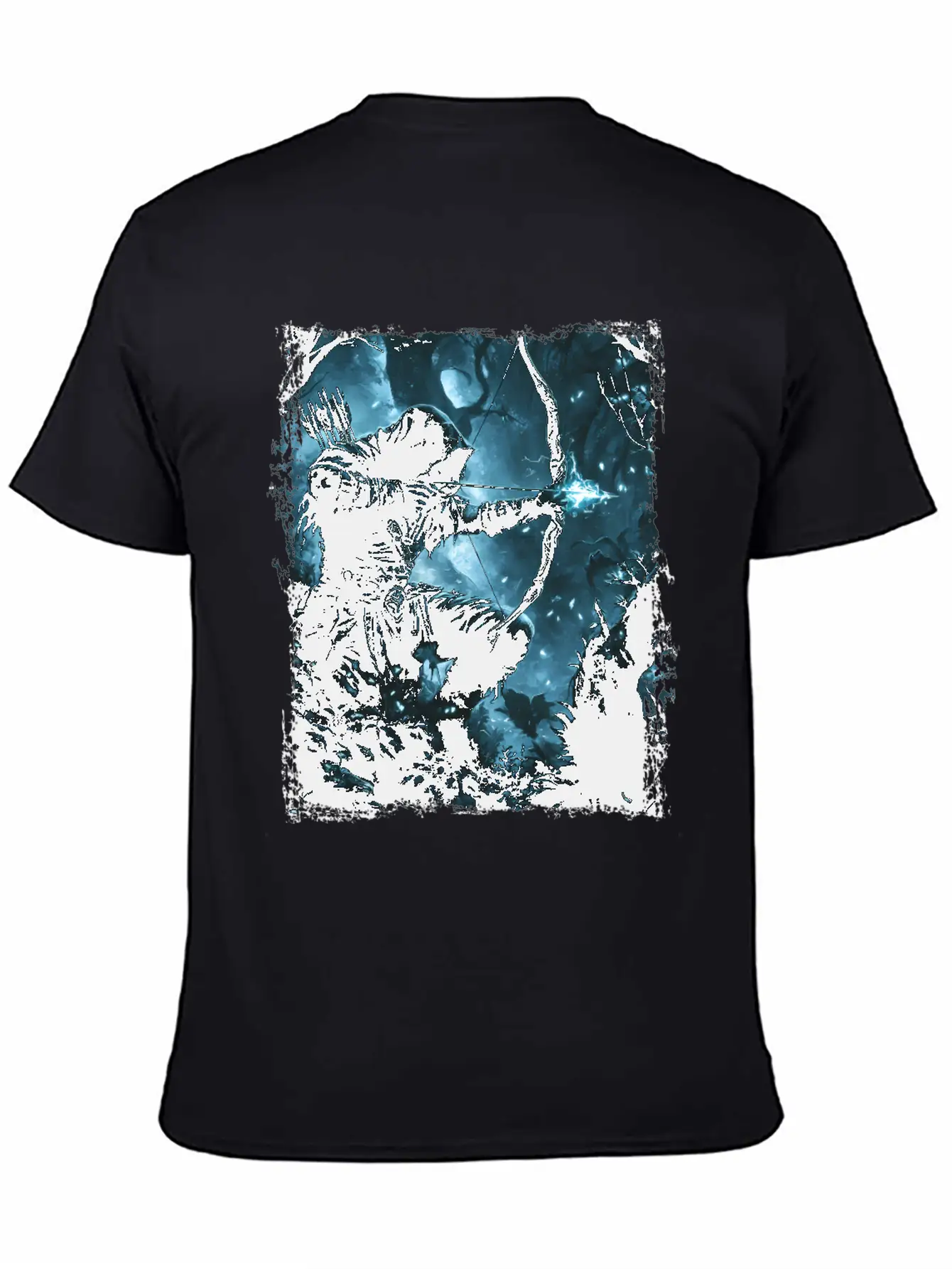 Bright Shadow Forest Archer Stylish Everyday T-Shirt – Unisex Basic Cotton Tee