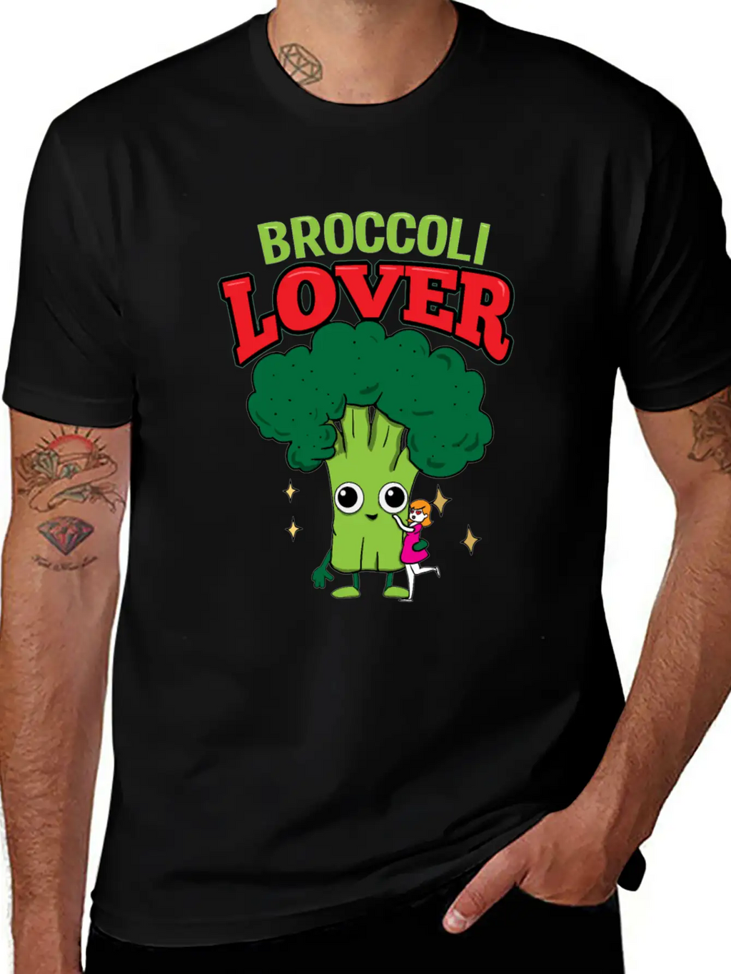 Broccoli Healthy Vegetarian Vegan School Gift Classic Cotton Tee – Unisex Comfort For Any Season