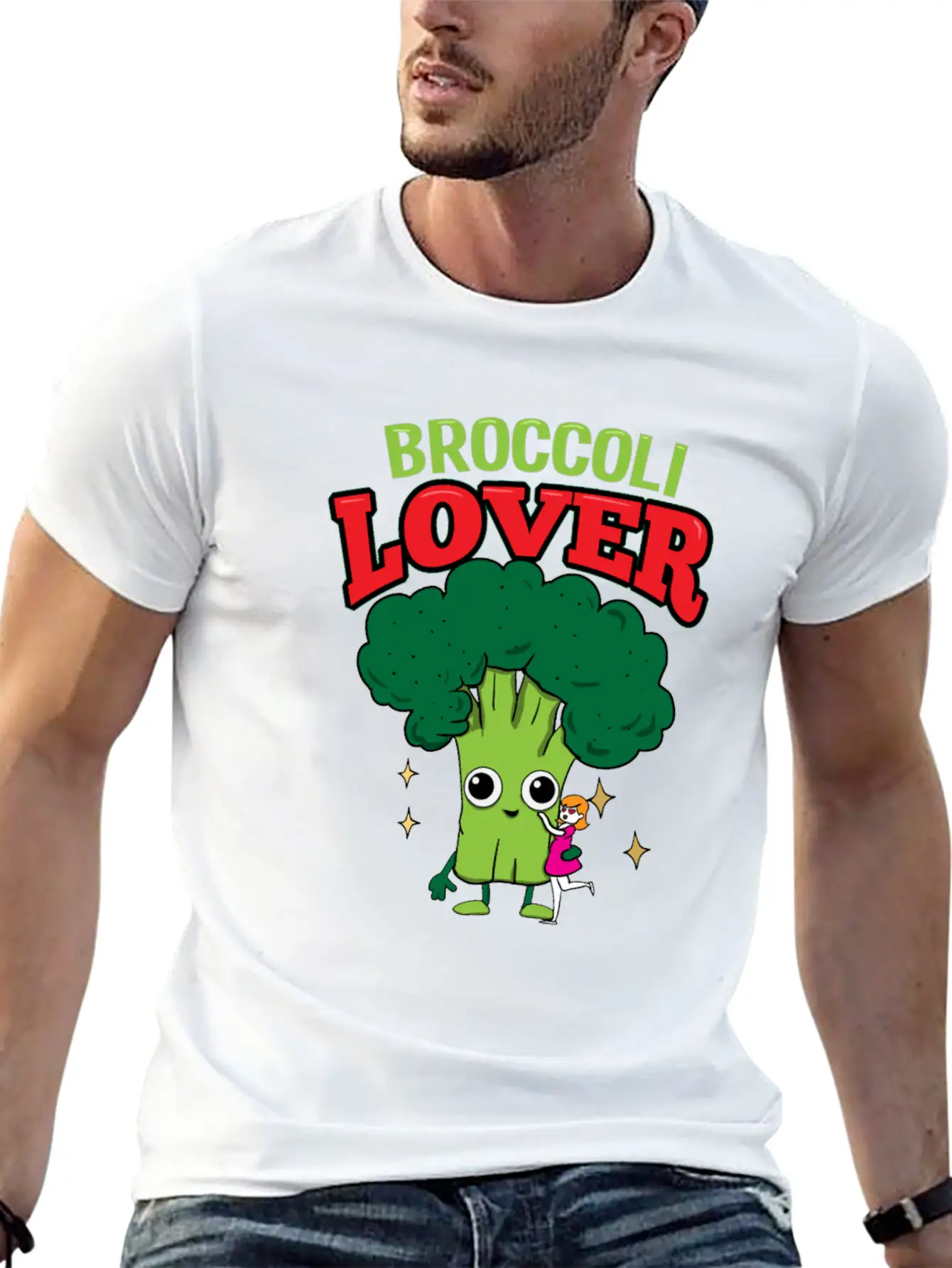 Broccoli Healthy Vegetarian Vegan School Gift Classic Cotton Tee – Unisex Comfort For Any Season