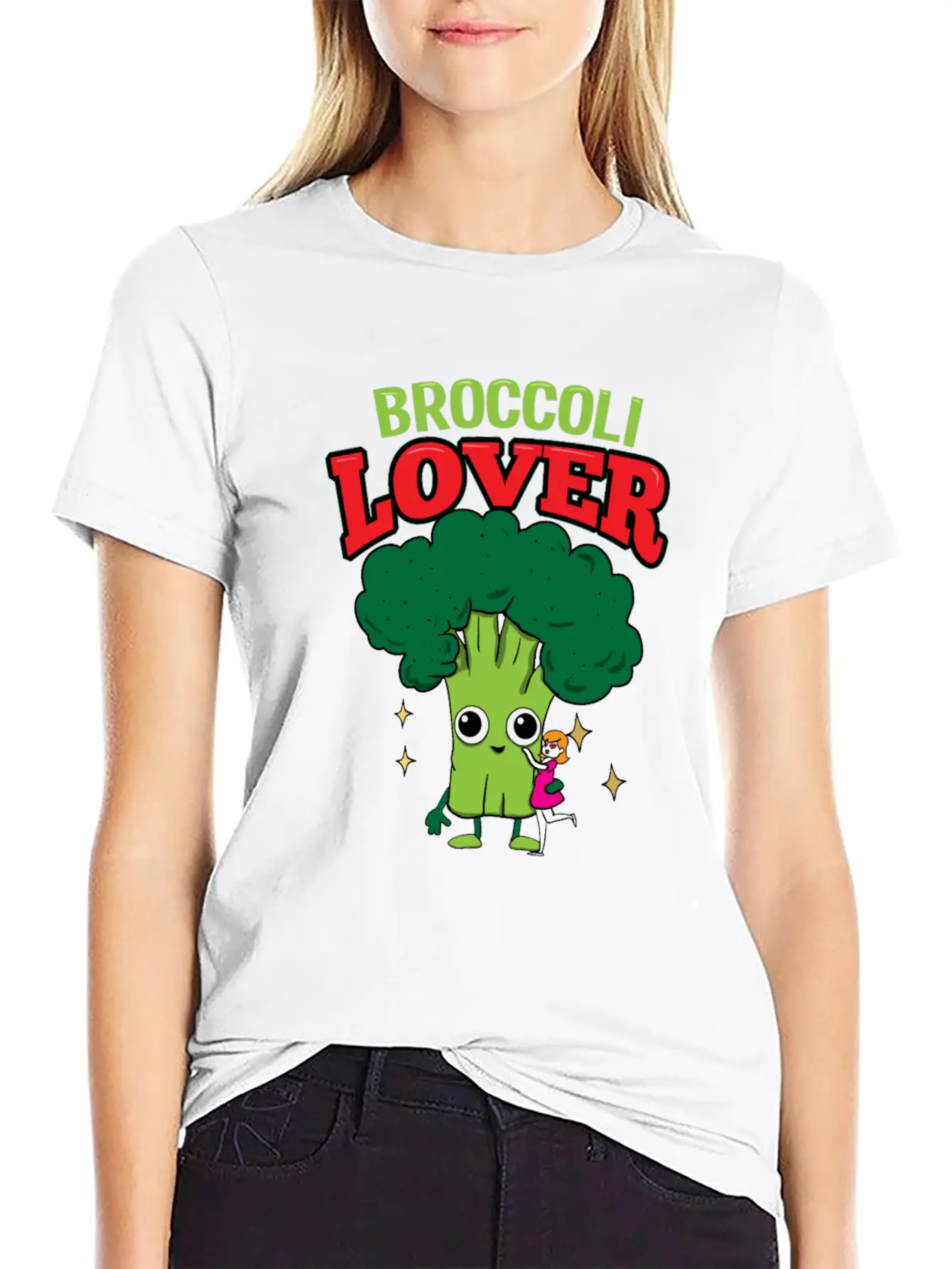 Broccoli Healthy Vegetarian Vegan School Gift Classic Cotton Tee – Unisex Comfort For Any Season