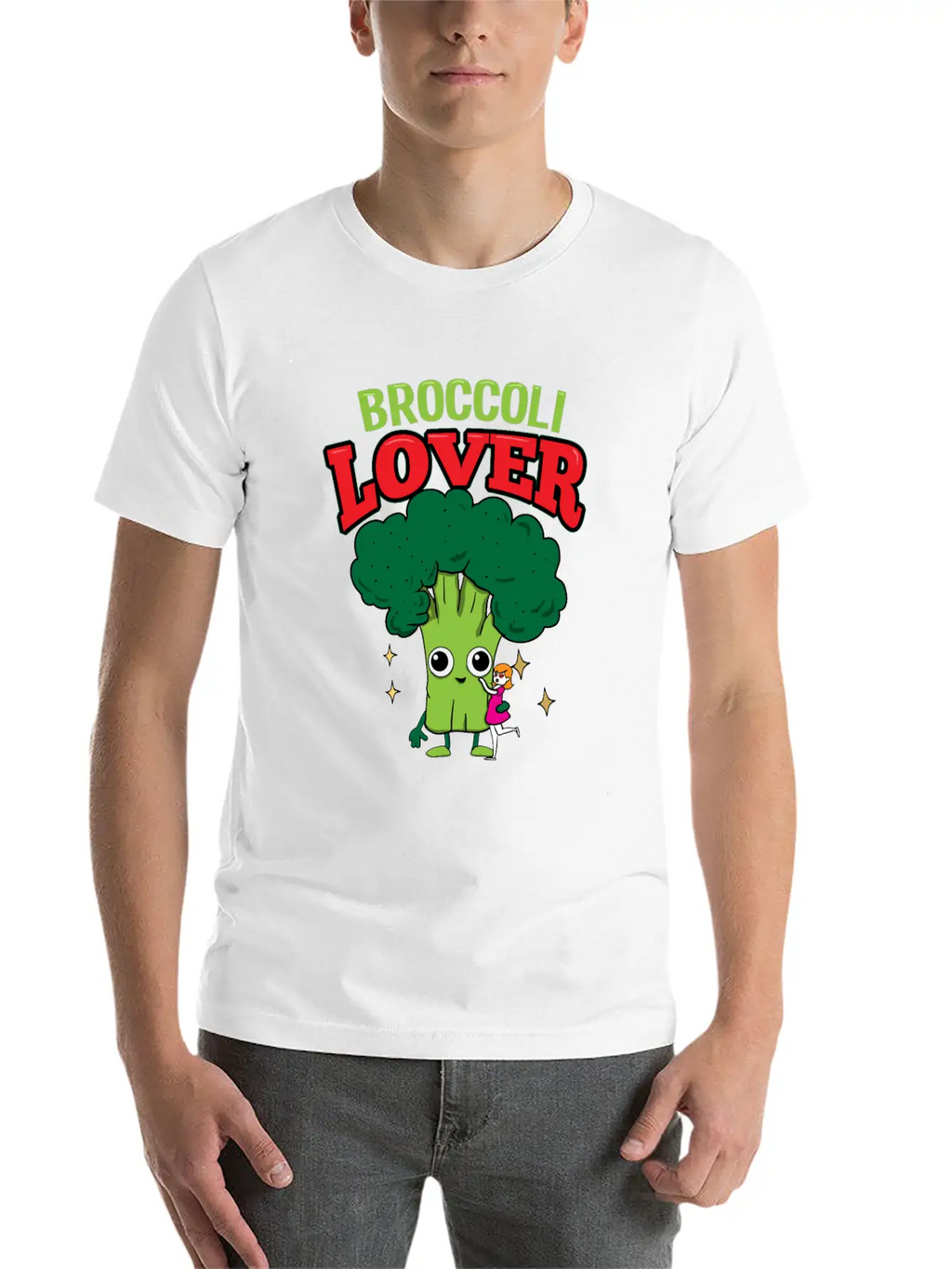 Broccoli Healthy Vegetarian Vegan School Gift Classic Cotton Tee – Unisex Comfort For Any Season