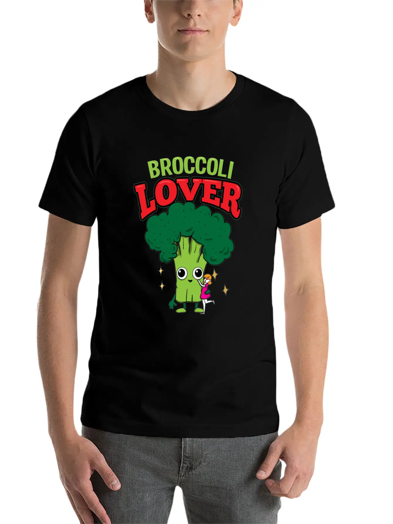 Broccoli Healthy Vegetarian Vegan School Gift Classic Cotton Tee – Unisex Comfort For Any Season