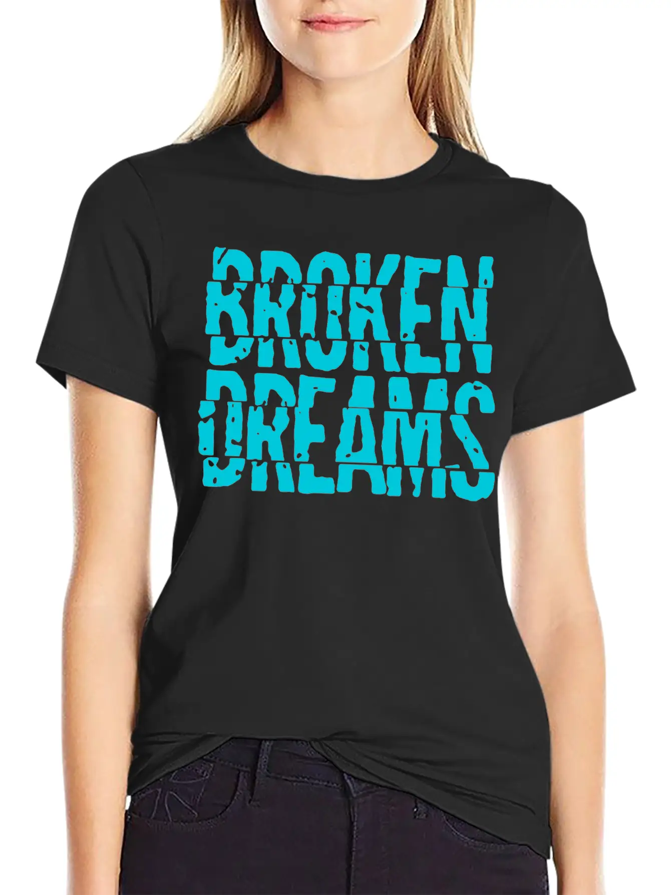 Broken Dreams Basic Graphic T-Shirt – Daily Comfort In Soft Cotton