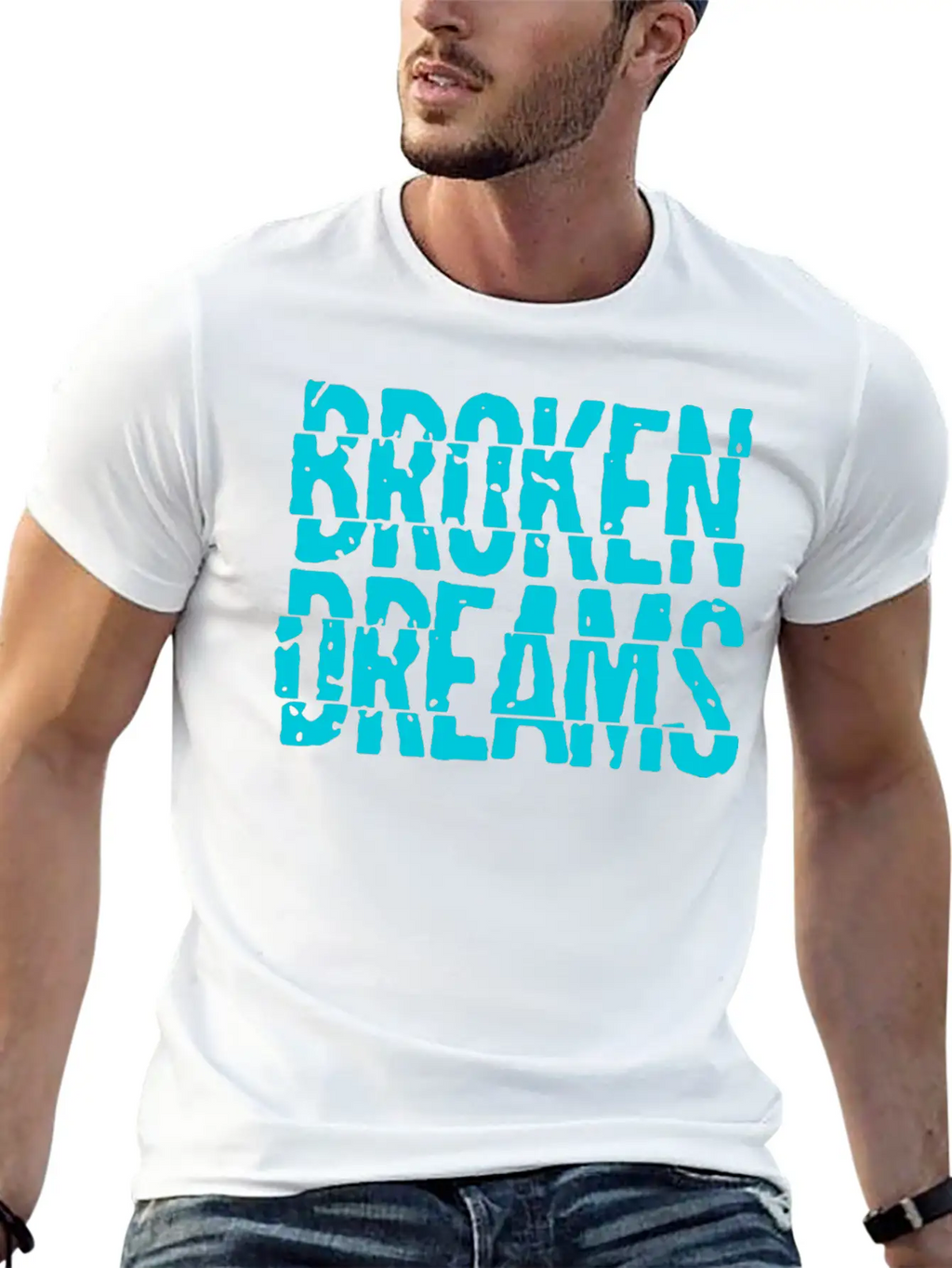 Broken Dreams Basic Graphic T-Shirt – Daily Comfort In Soft Cotton