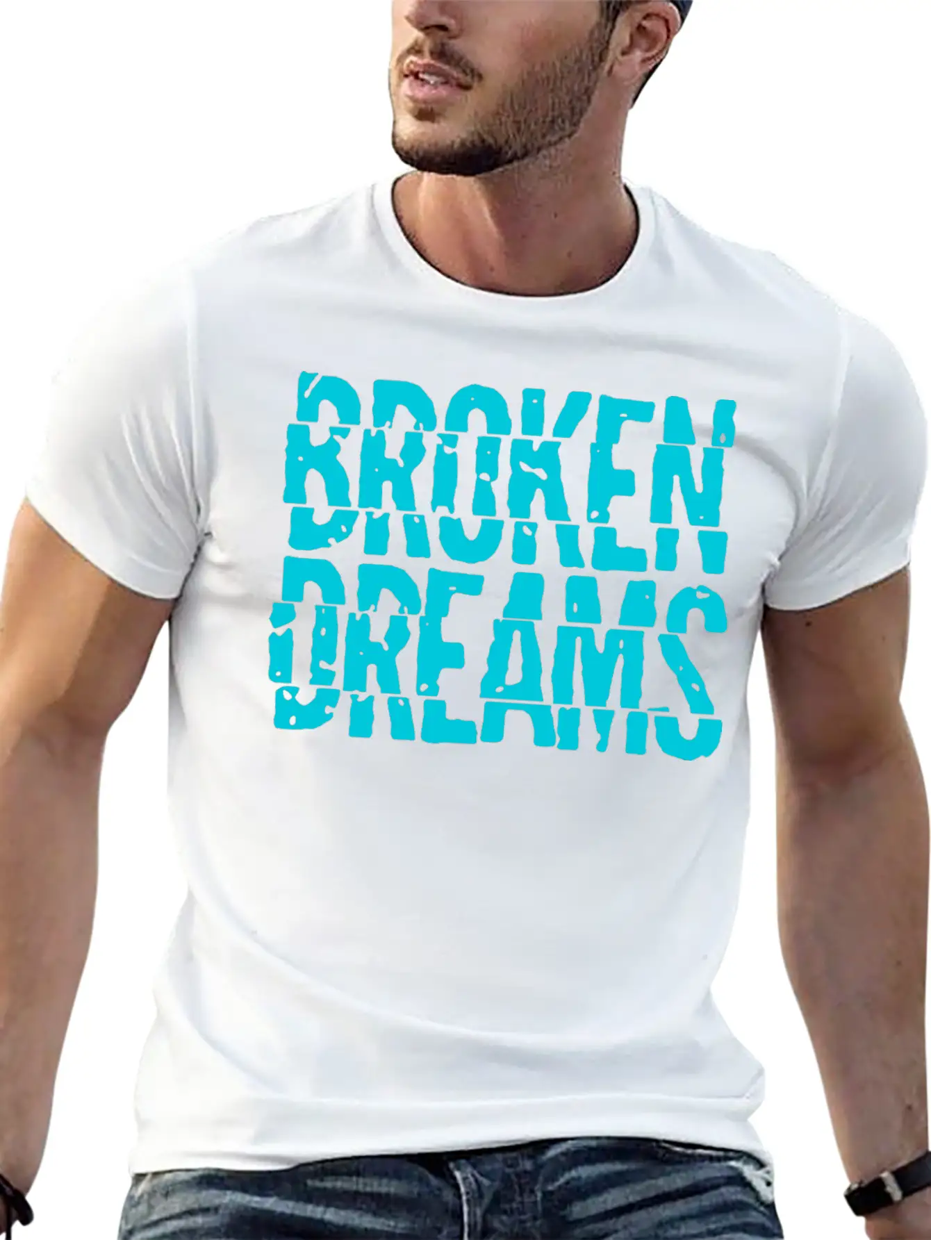 Broken Dreams Basic Graphic T-Shirt – Daily Comfort In Soft Cotton