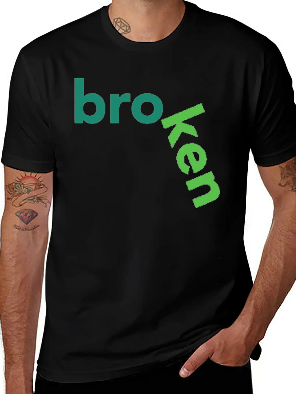 Broken Title Of Creativity Text Quotes Breathable Graphic T-Shirt – Perfect For Casual Days