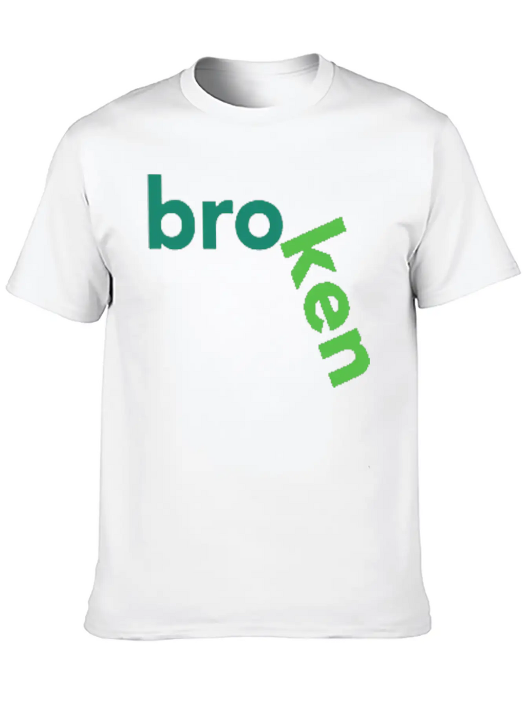 Broken Title Of Creativity Text Quotes Breathable Graphic T-Shirt – Perfect For Casual Days