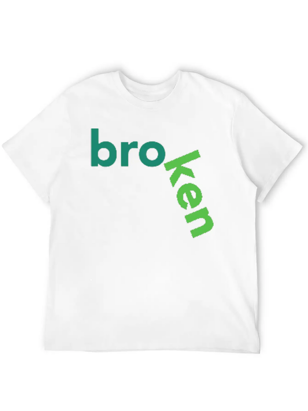 Broken Title Of Creativity Text Quotes Breathable Graphic T-Shirt – Perfect For Casual Days