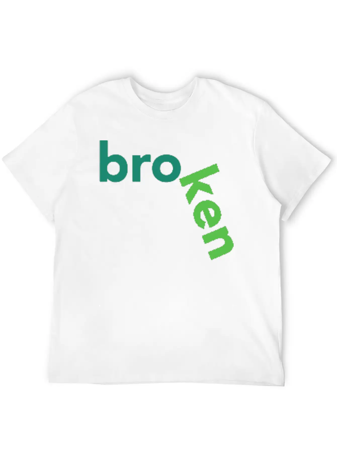 Broken Title Of Creativity Text Quotes Breathable Graphic T-Shirt – Perfect For Casual Days