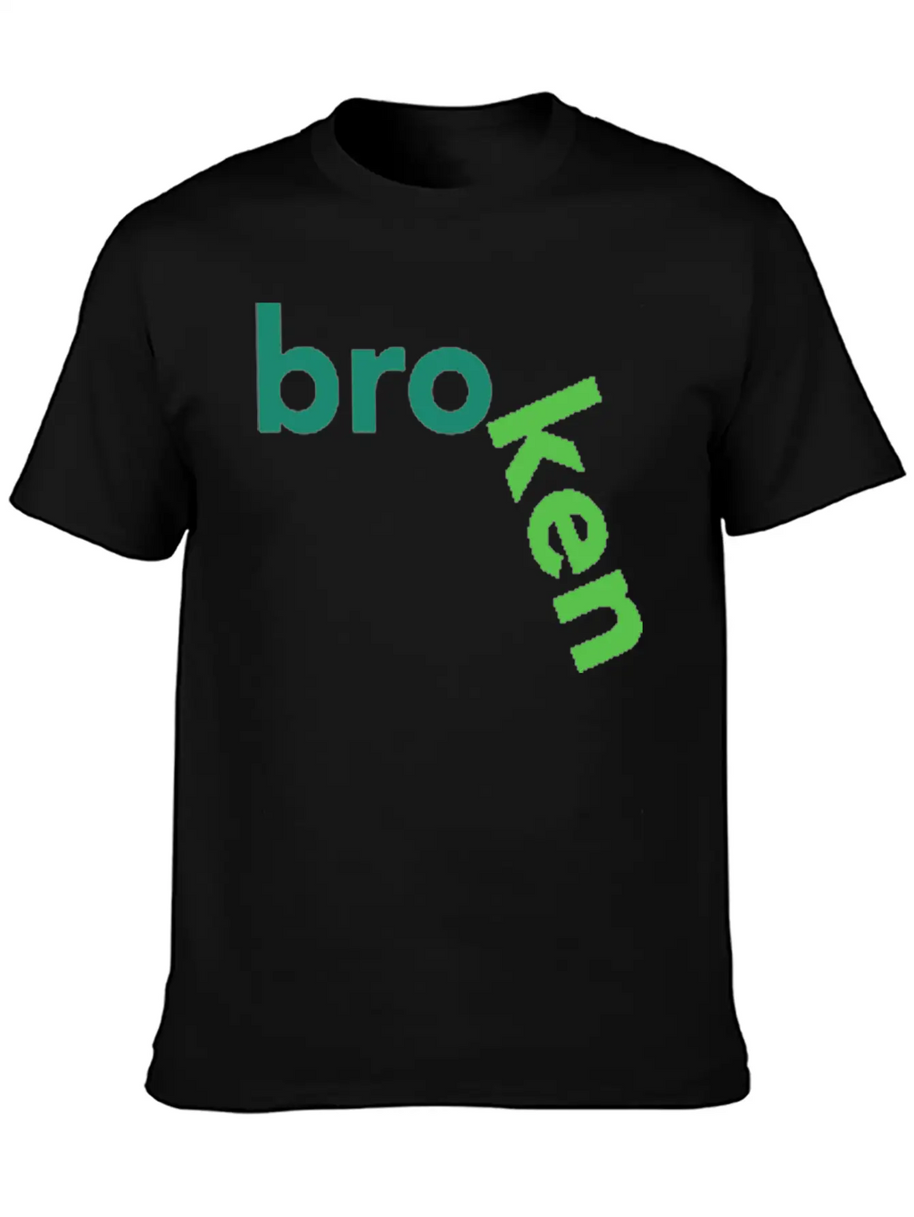 Broken Title Of Creativity Text Quotes Breathable Graphic T-Shirt – Perfect For Casual Days