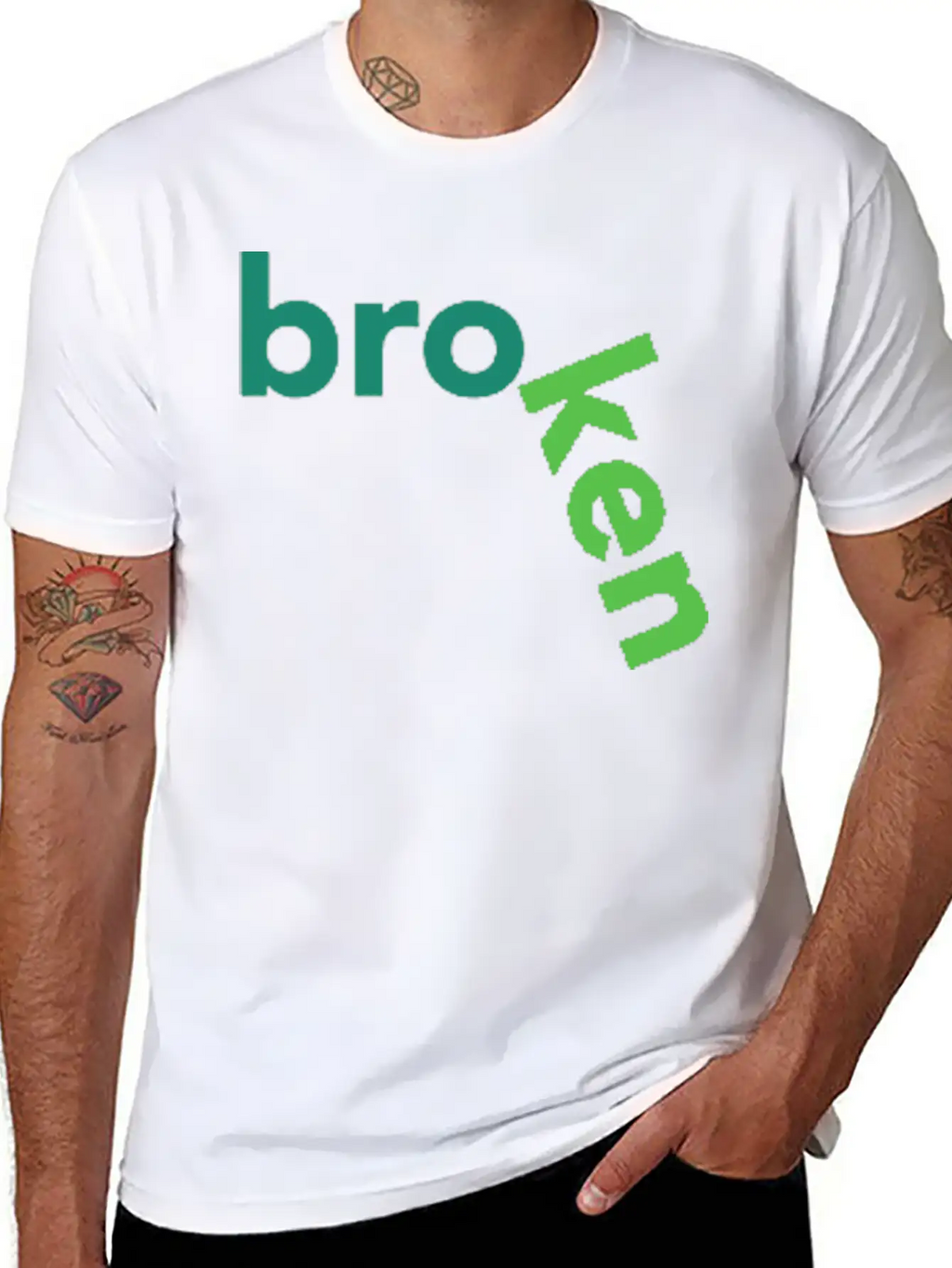 Broken Title Of Creativity Text Quotes Breathable Graphic T-Shirt – Perfect For Casual Days