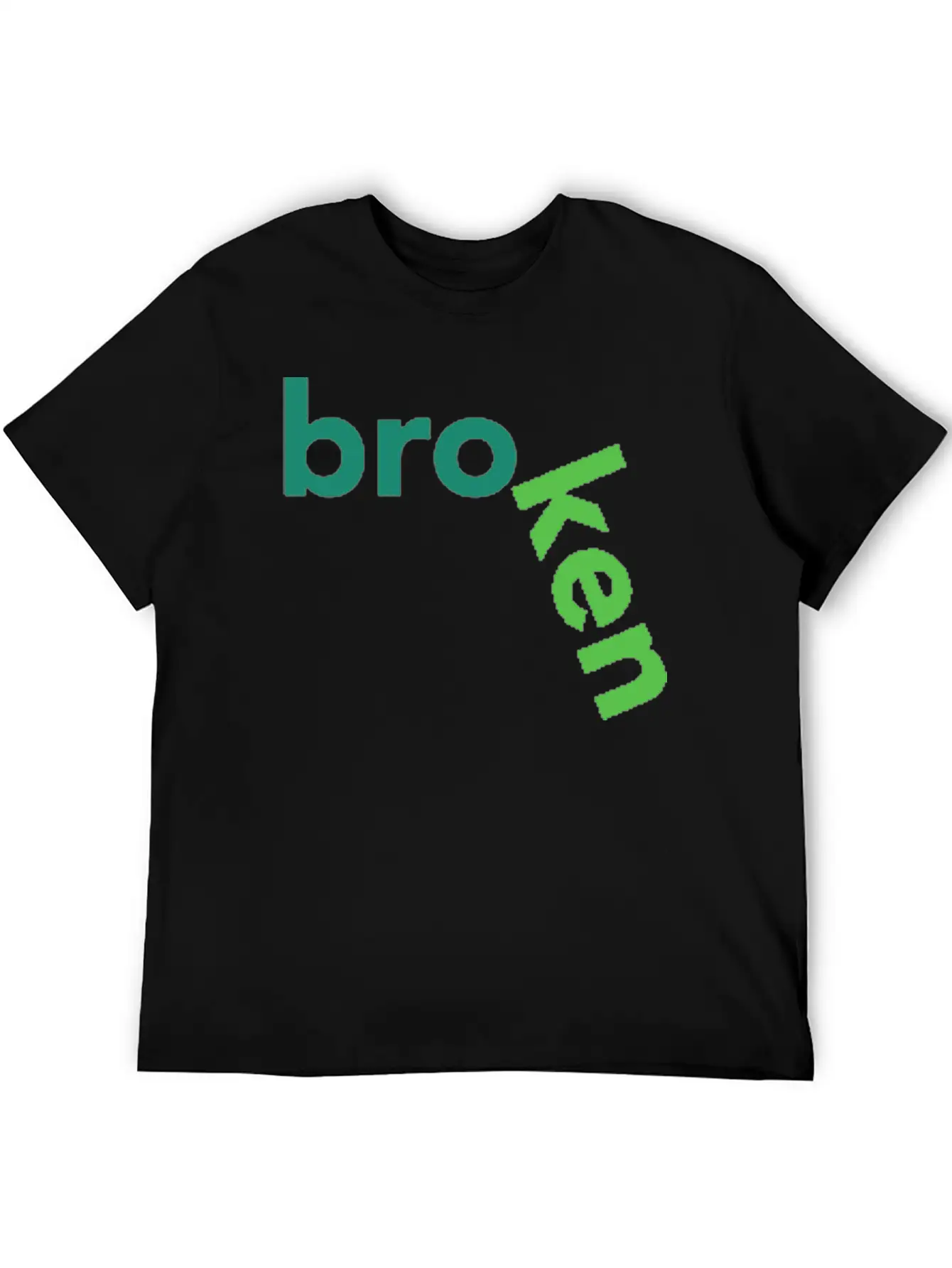 Broken Title Of Creativity Text Quotes Breathable Graphic T-Shirt – Perfect For Casual Days