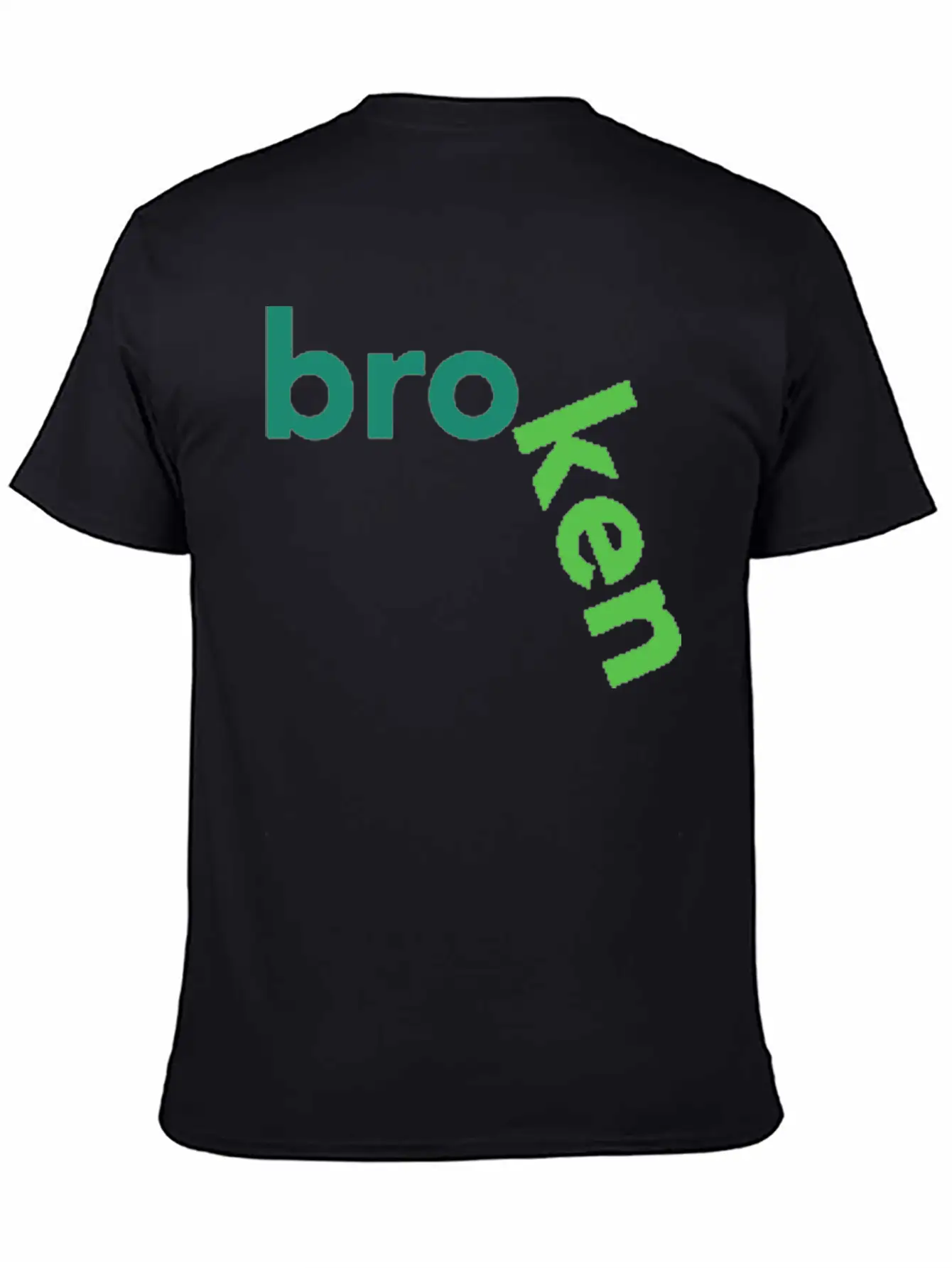 Broken Title Of Creativity Text Quotes Breathable Graphic T-Shirt – Perfect For Casual Days